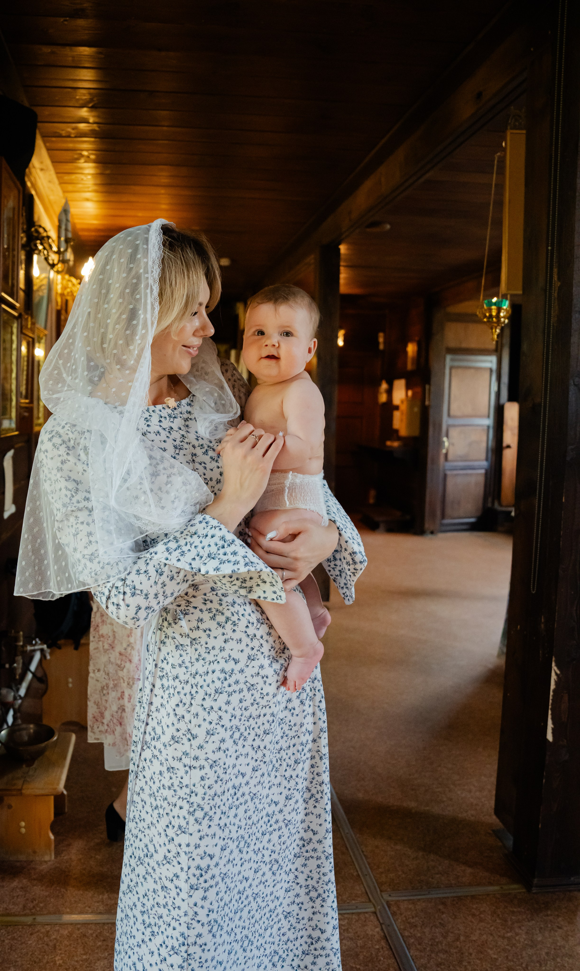 Таинство Крещения Евгении. Крамер Юлиана детский и семейный фотограф