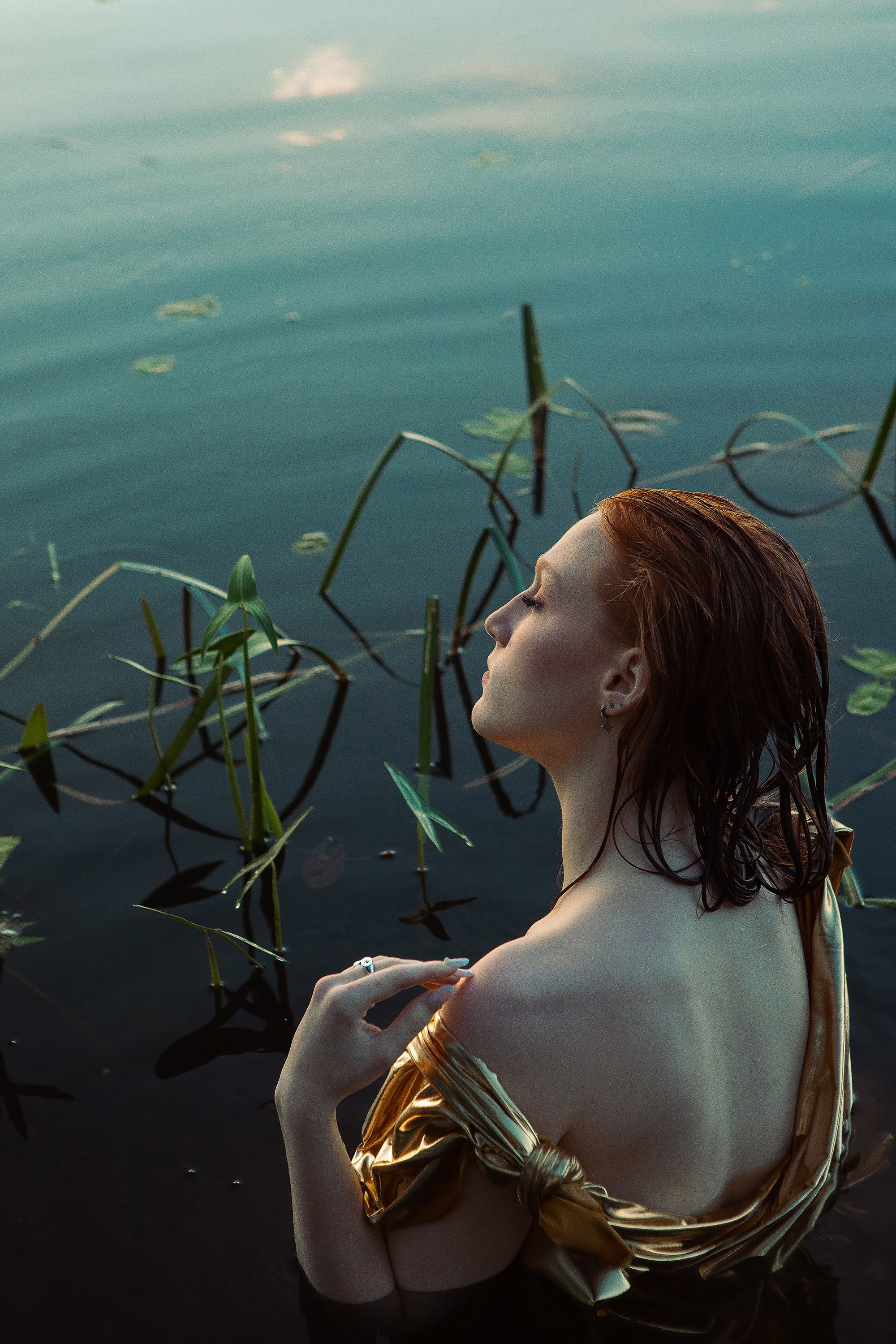 Лена в озере. Семейный и контент- фотограф Анна Уткина, Электросталь, Ногинск, Москва