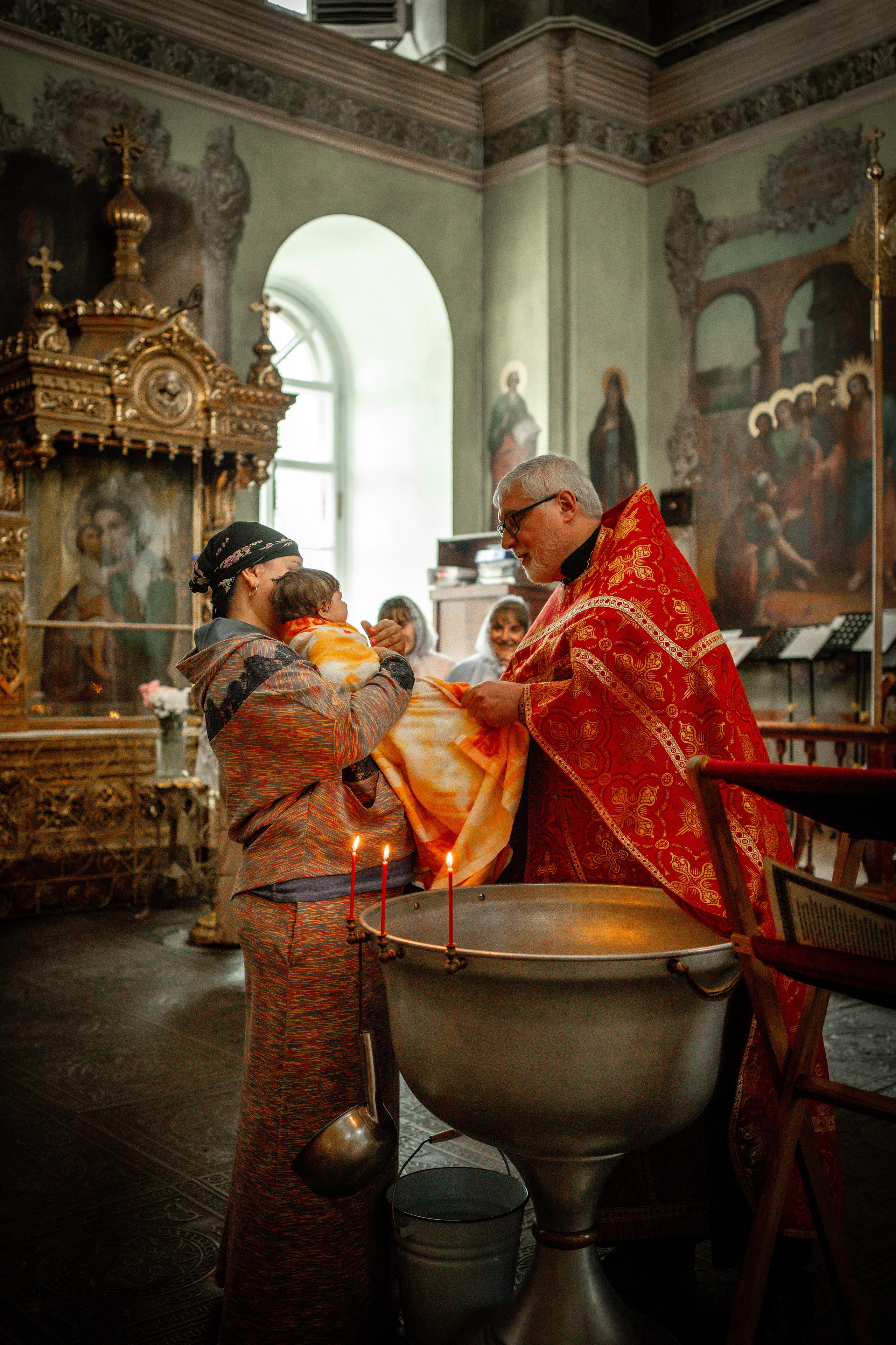 Крещение Анастасии с. Воскресенское. Семейный и детский фотограф г. Ногинск Катерина Ганюхина