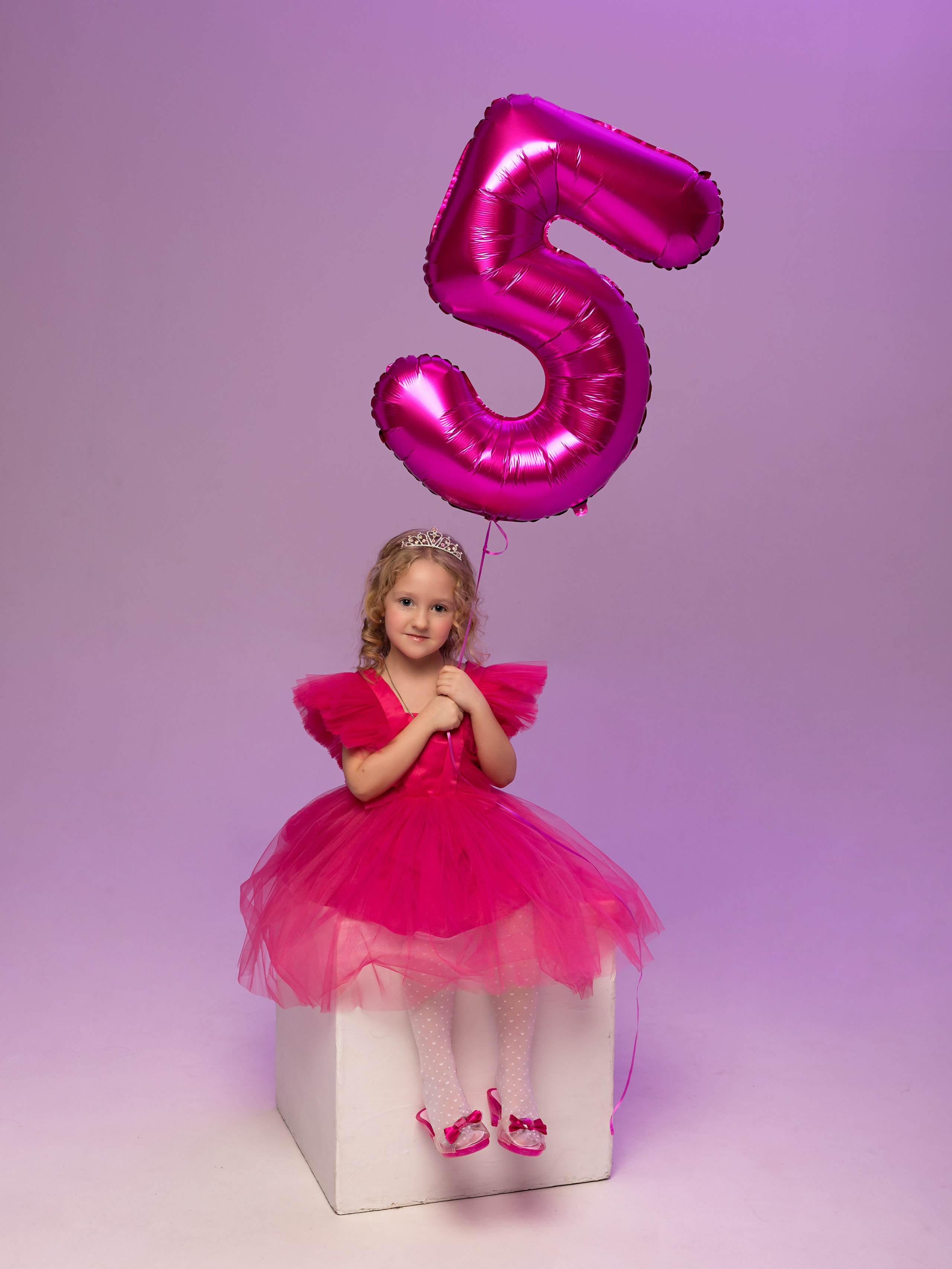 Девочка в платье Барби