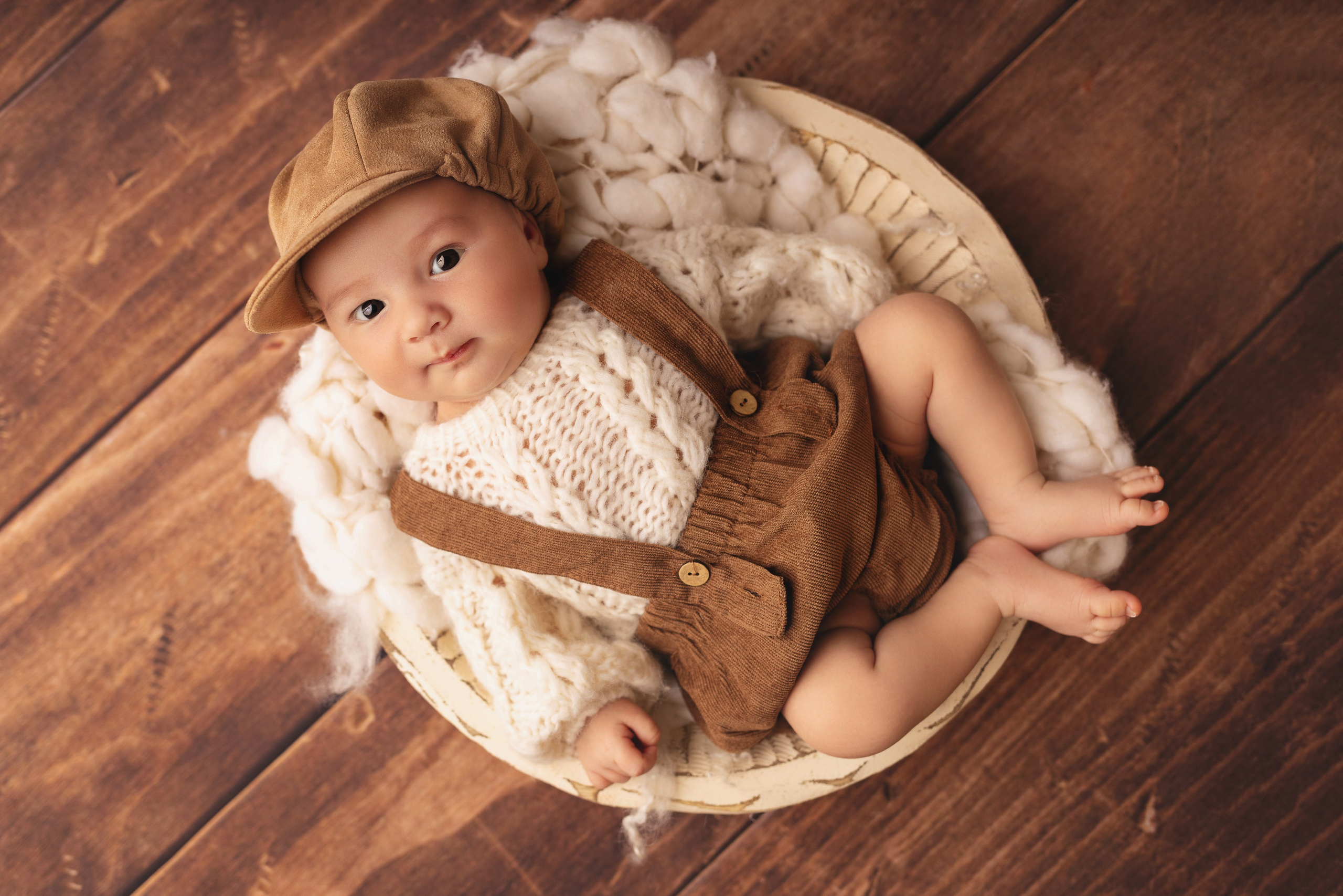 Классическая фотосессия малыша. Фотограф новорожденных малышей в Омске и Омской области Эльвира Камаева