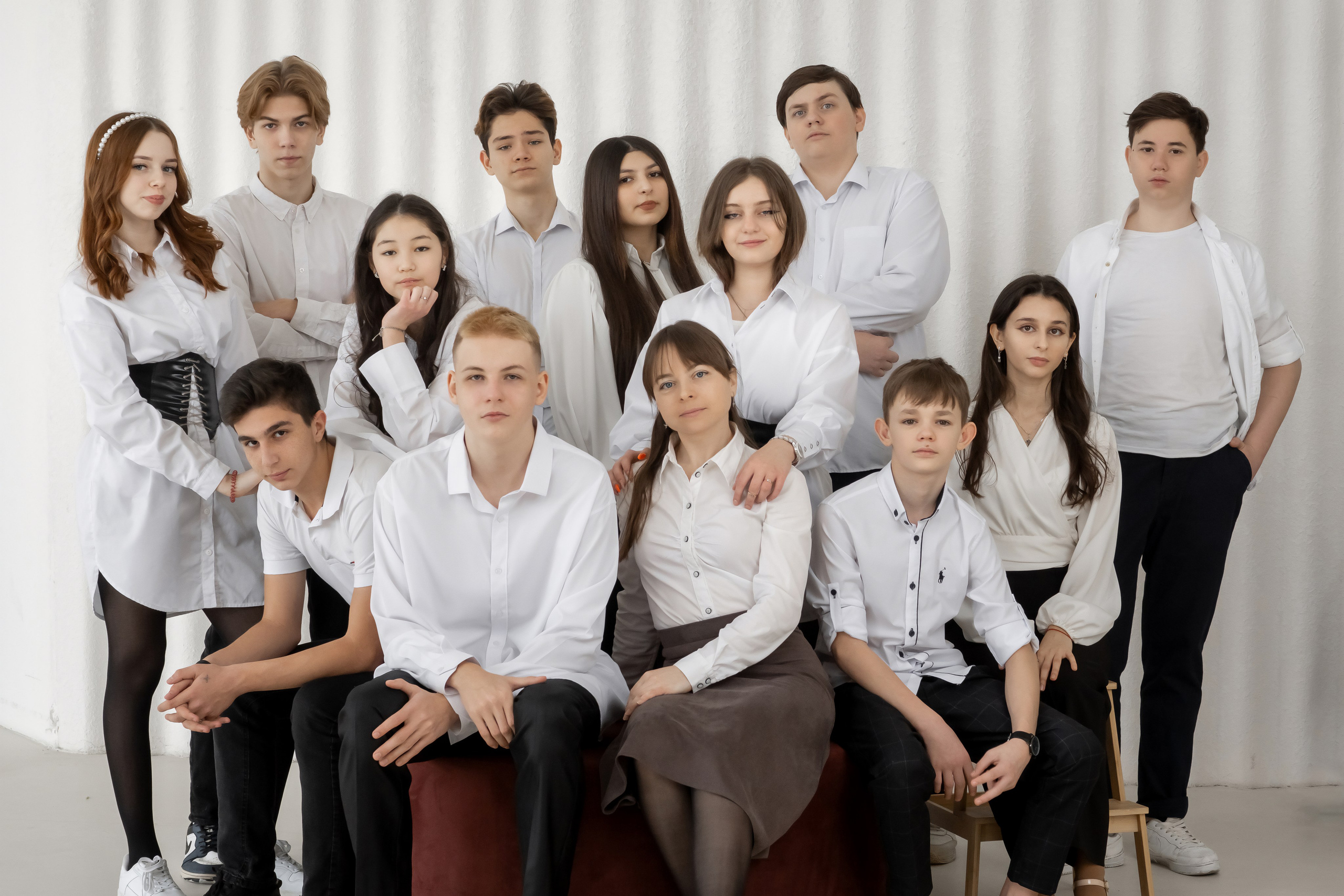 Студийная фотосессия на выпускной альбом. Ольга Плаксина фотограф в Саратове