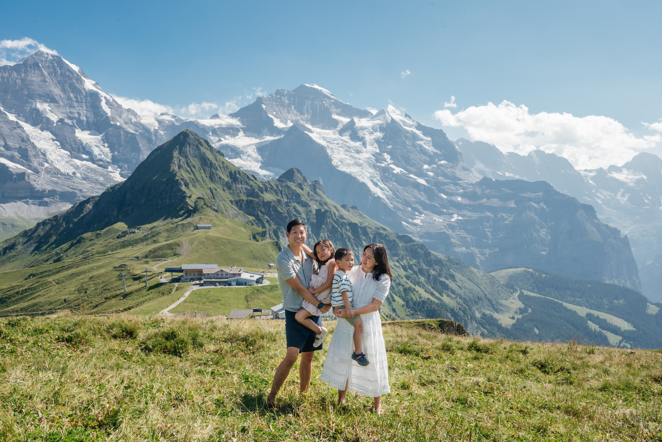 Dorothy, Richard, Zoe and Liam (Mannlichen). Photographer in Switzerland and Europe Anna Alekseenko