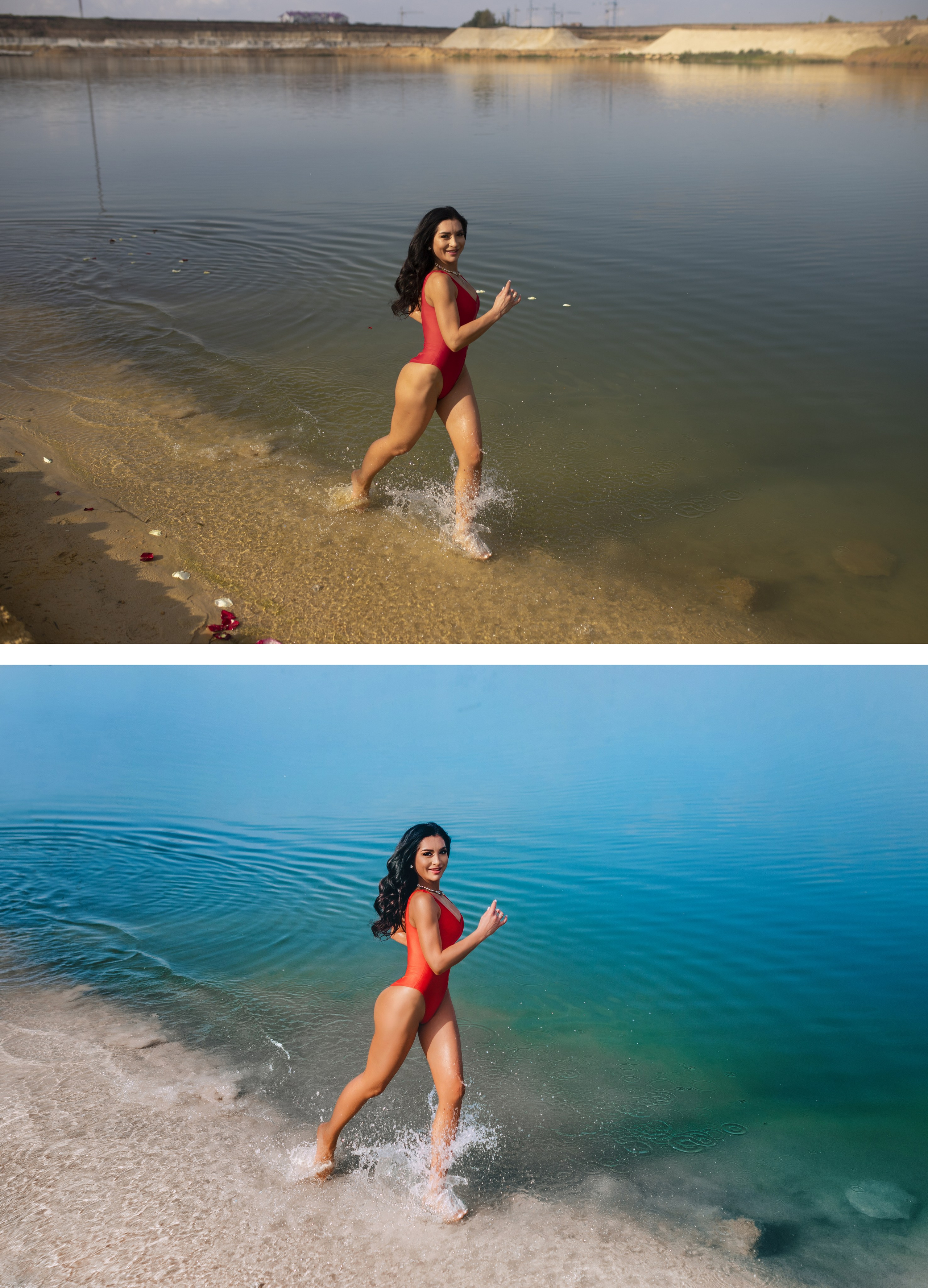 Ретушь до и после. Семейный и женский фотограф в Екатеринбурге Светлана Фиризен