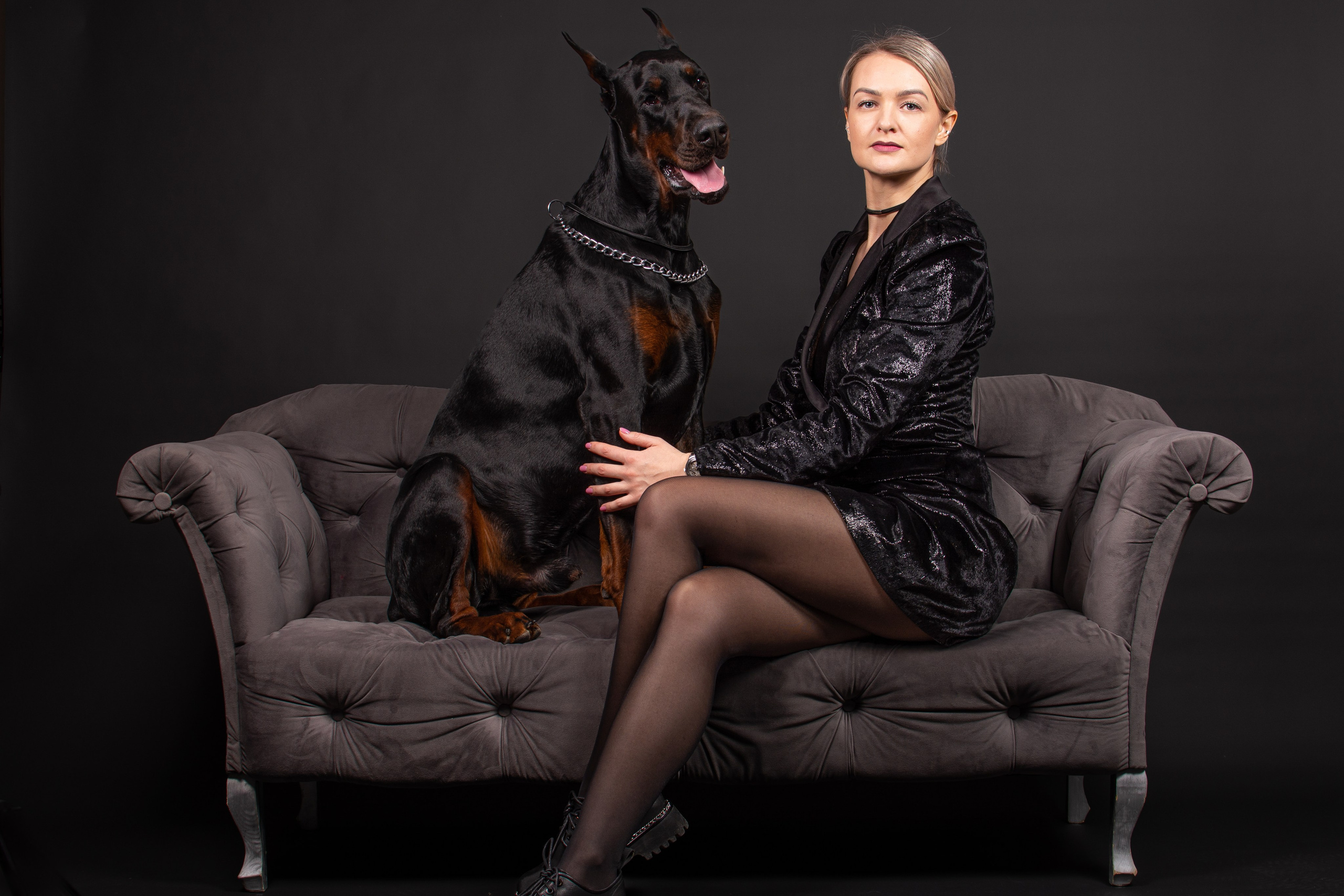 Фотосессия с доберманом. Фотограф Макс Огурцов в Нижнем Новгороде