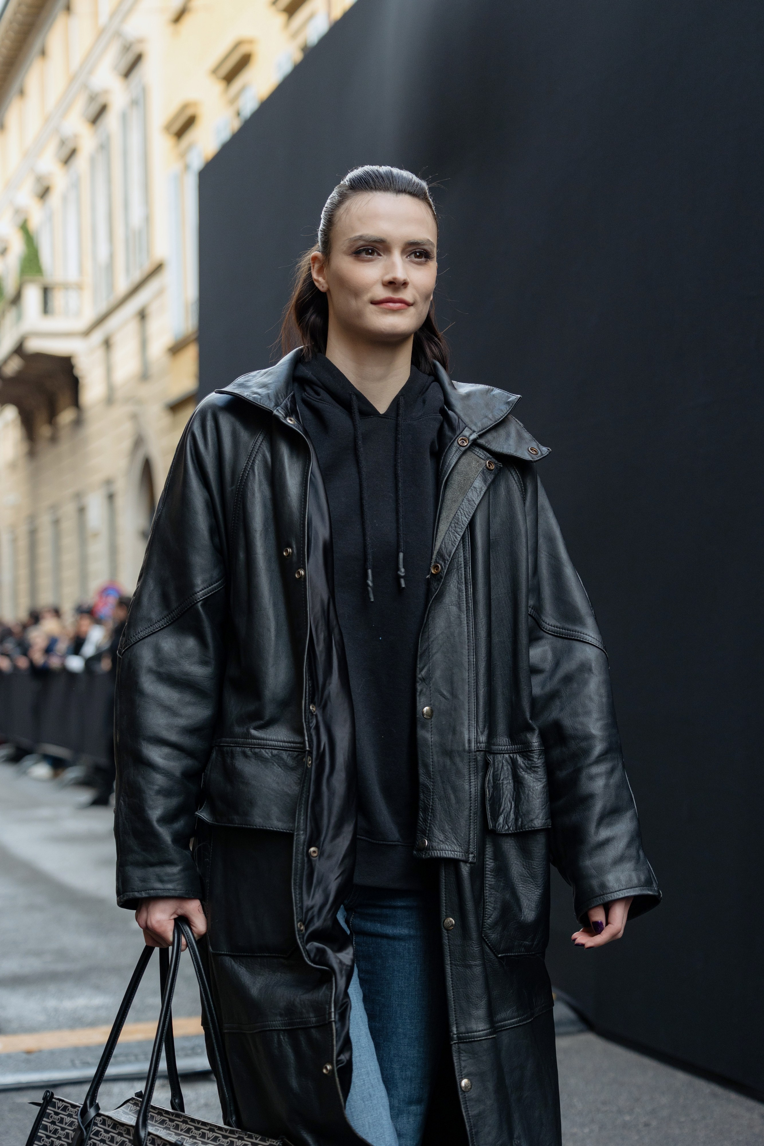 ARMANI MFW FALL/WINTER 24/25. Photographer in Milan Ivan Goncharov