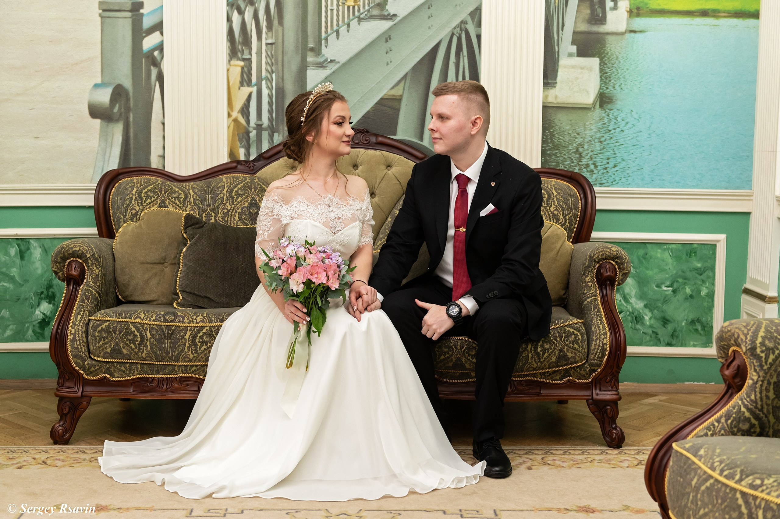 В Грибоедовском ЗАГСе. Фотограф в Москве Сергей Рсавин
