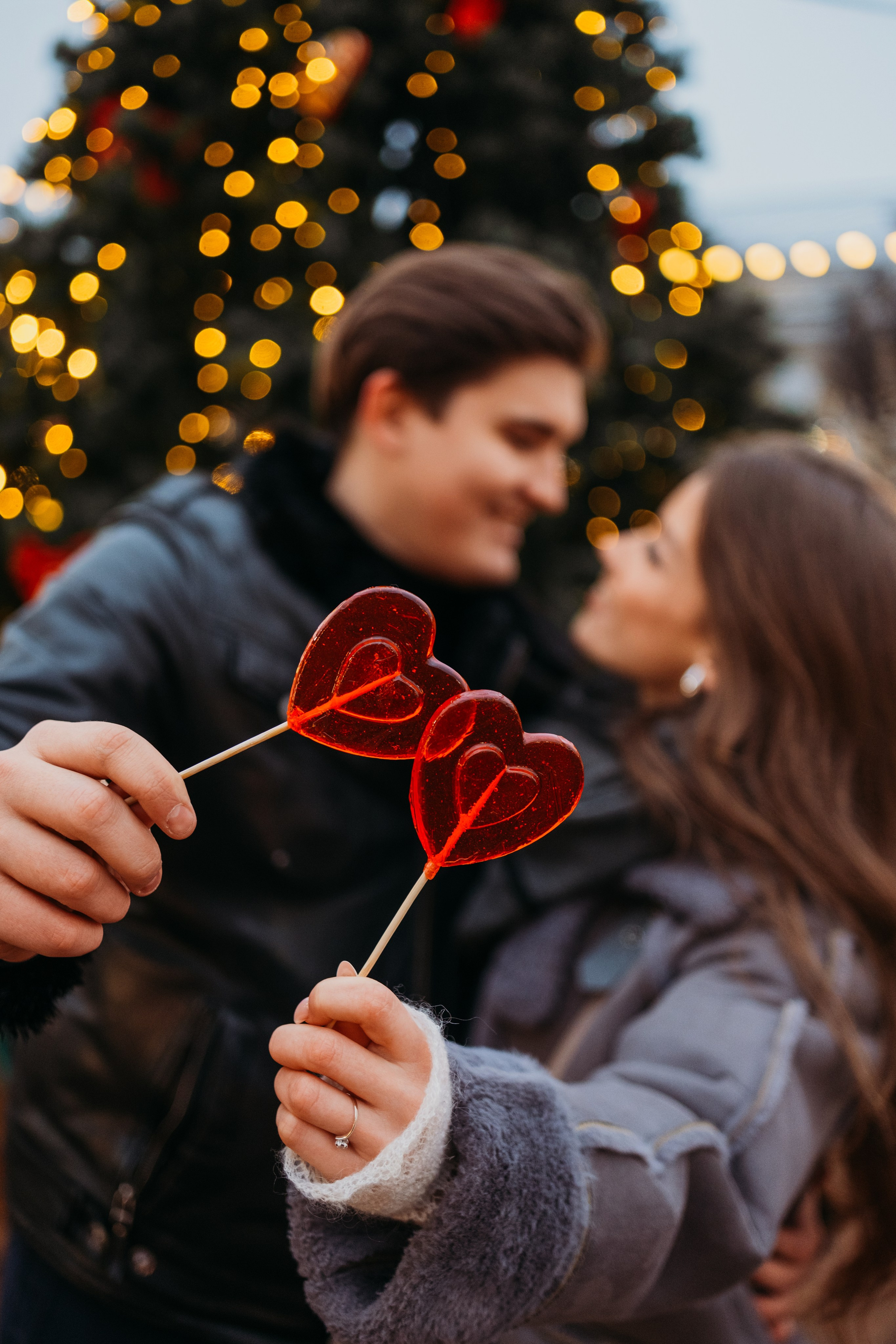 Аня и Даня: новогодняя прогулка. Семейный и детский фотограф в Санкт-Петербурге