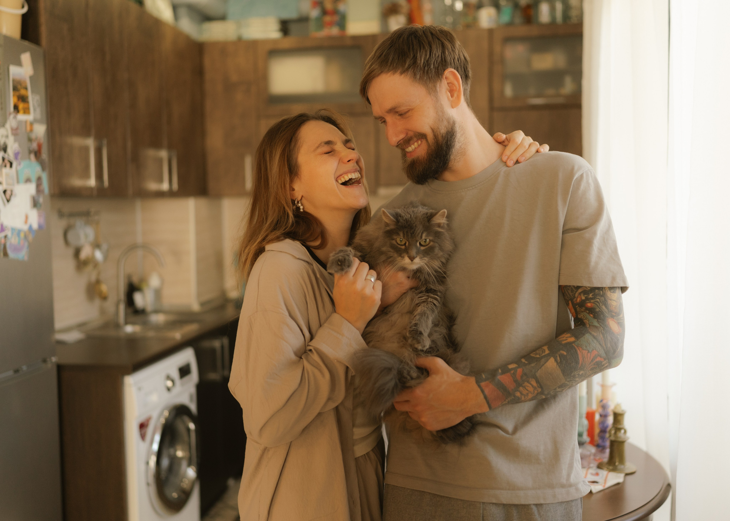 Катя и Андрей | домашняя. Фотограф в Новосибирске Диана Ильиных