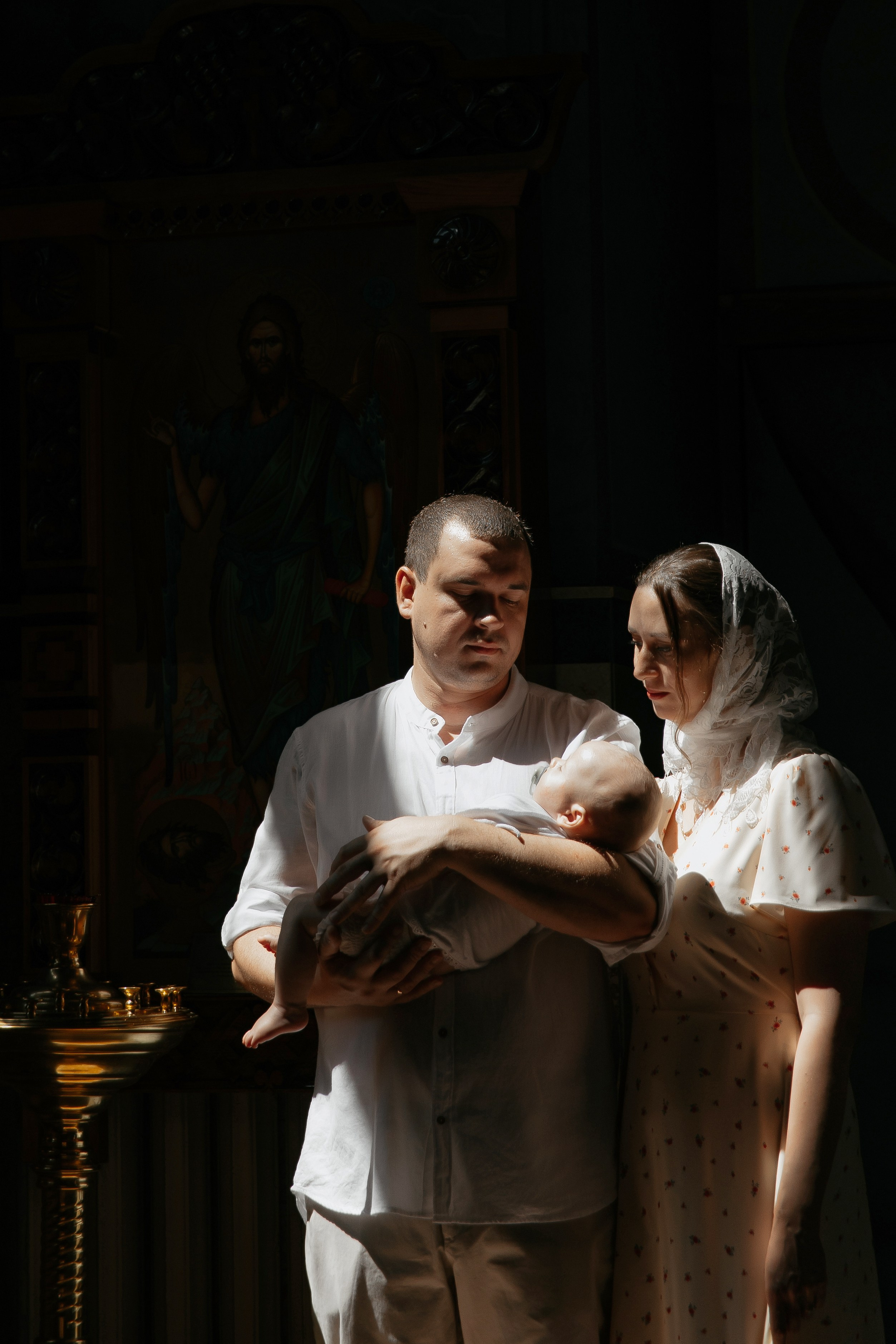 Таинство Крещения Михаила. Свадебный и Семейный Фотограф в Краснодаре