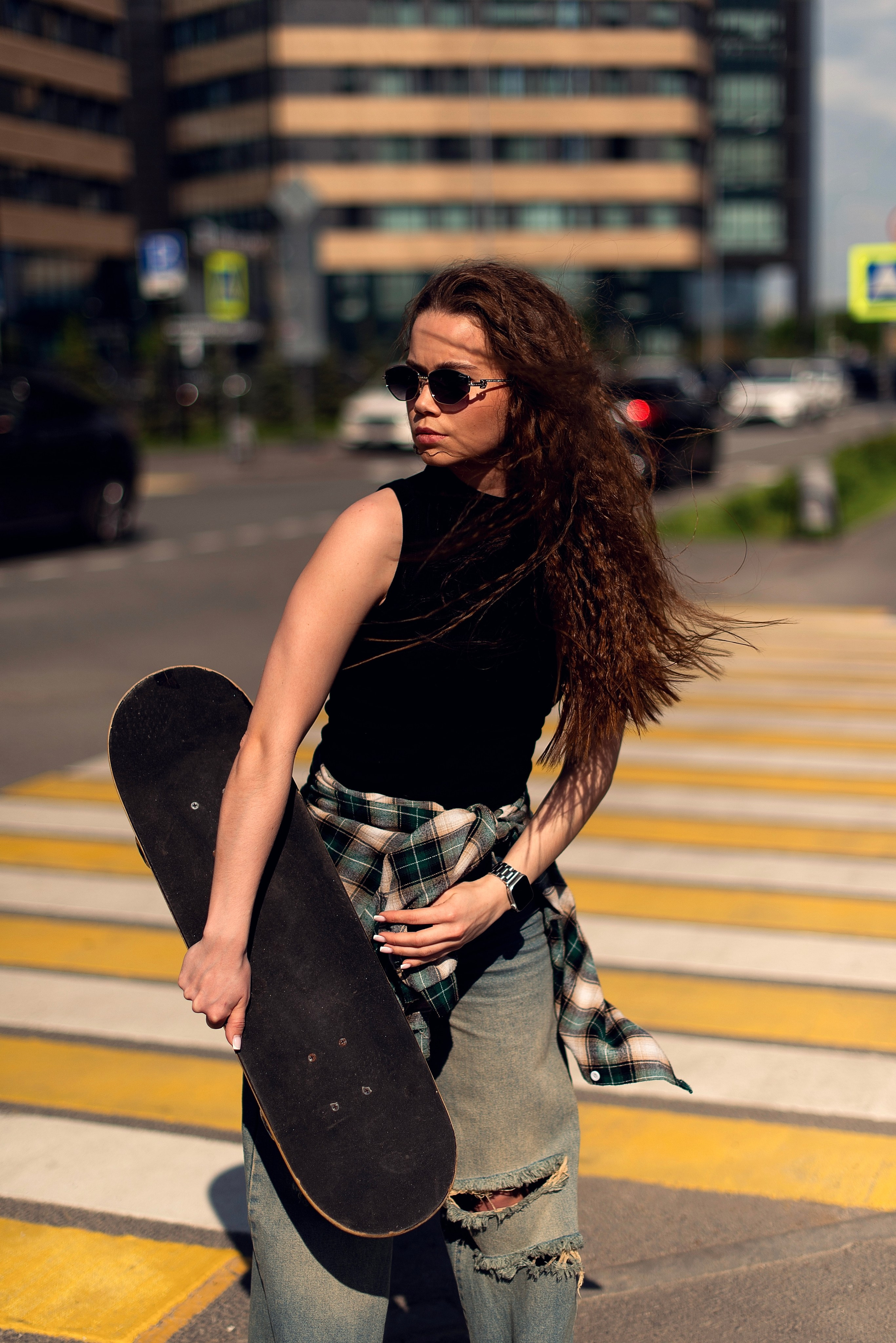 На скейтборде. Семейный и детский фотограф в Казани Виктория Мерхи