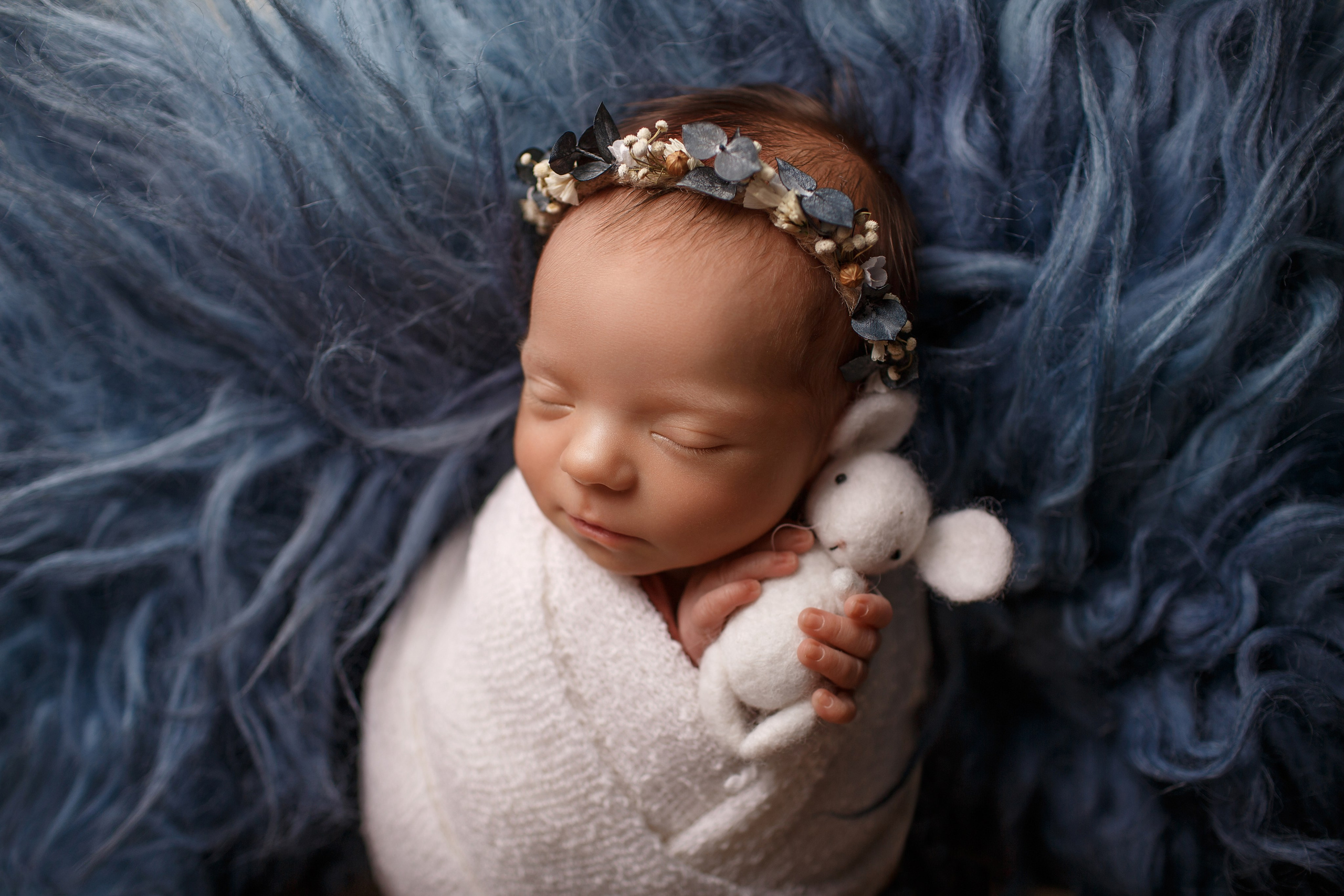 Deep blue. Фотограф новорожденных, семейный фотограф в Санкт-Петербурге