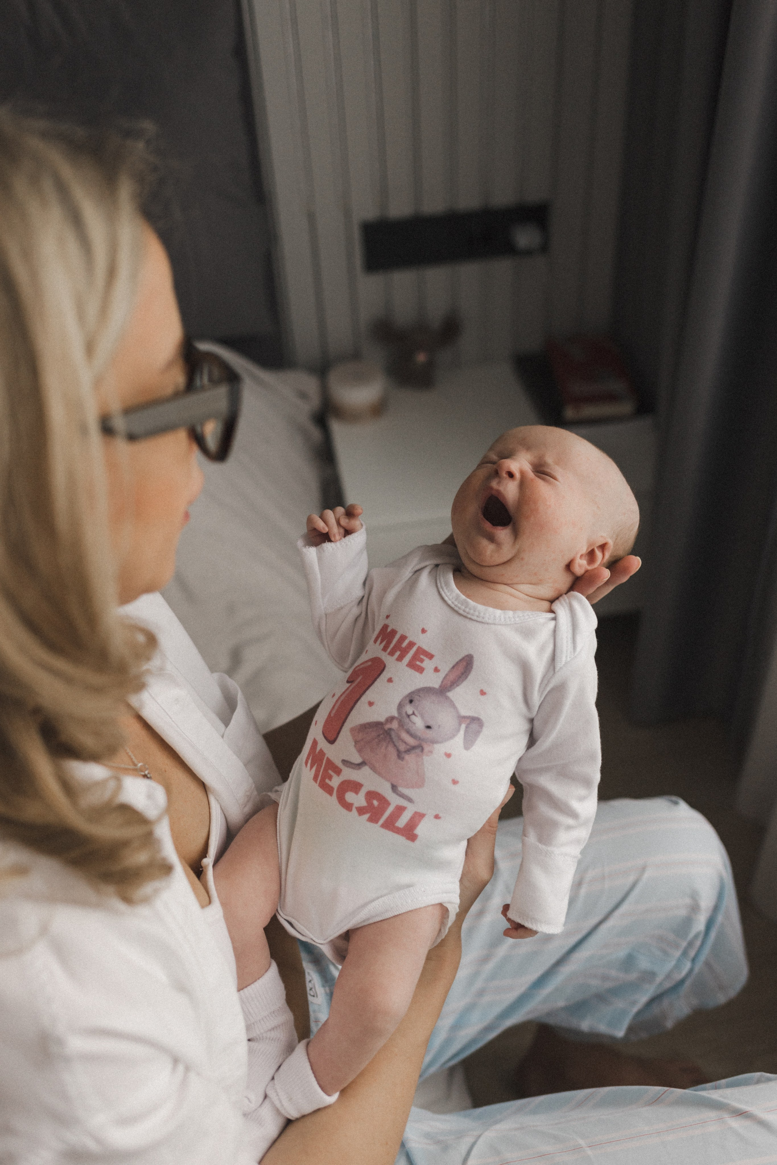 Самый первый месяц жизни. Семейный фотограф в Москве