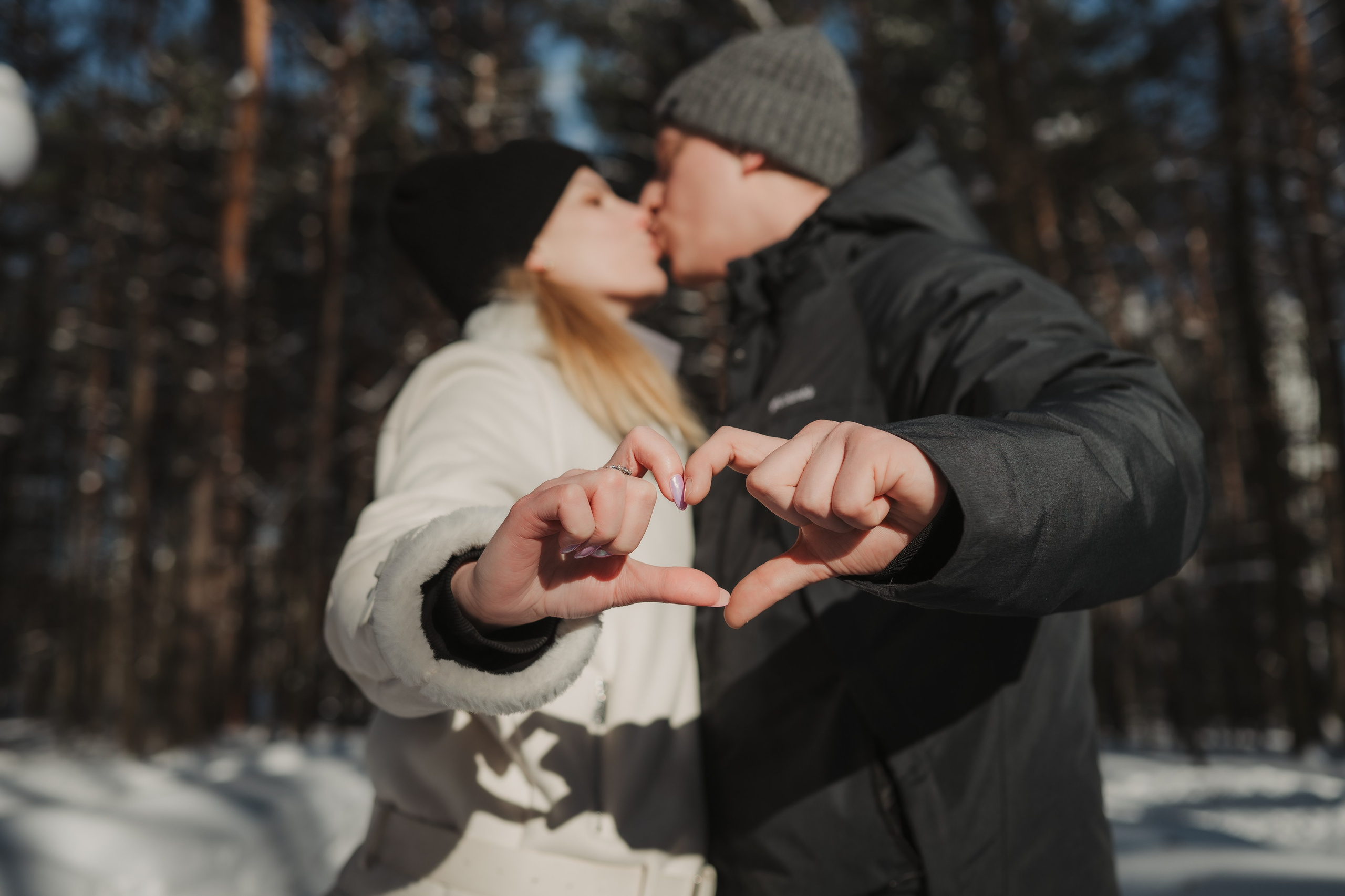 Зимняя LOVE STORY Вики, Артёма и Булочки. Семейный Фотограф в Москве Ирина Хохлова