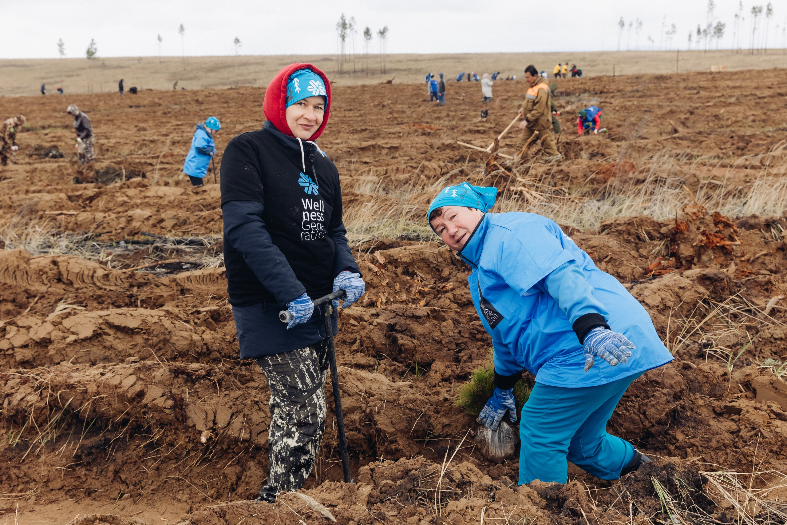 Siberian wellness. Ежегодная акция по посадке деревьев. Свадебный и семейный фотограф в Улан-Удэ