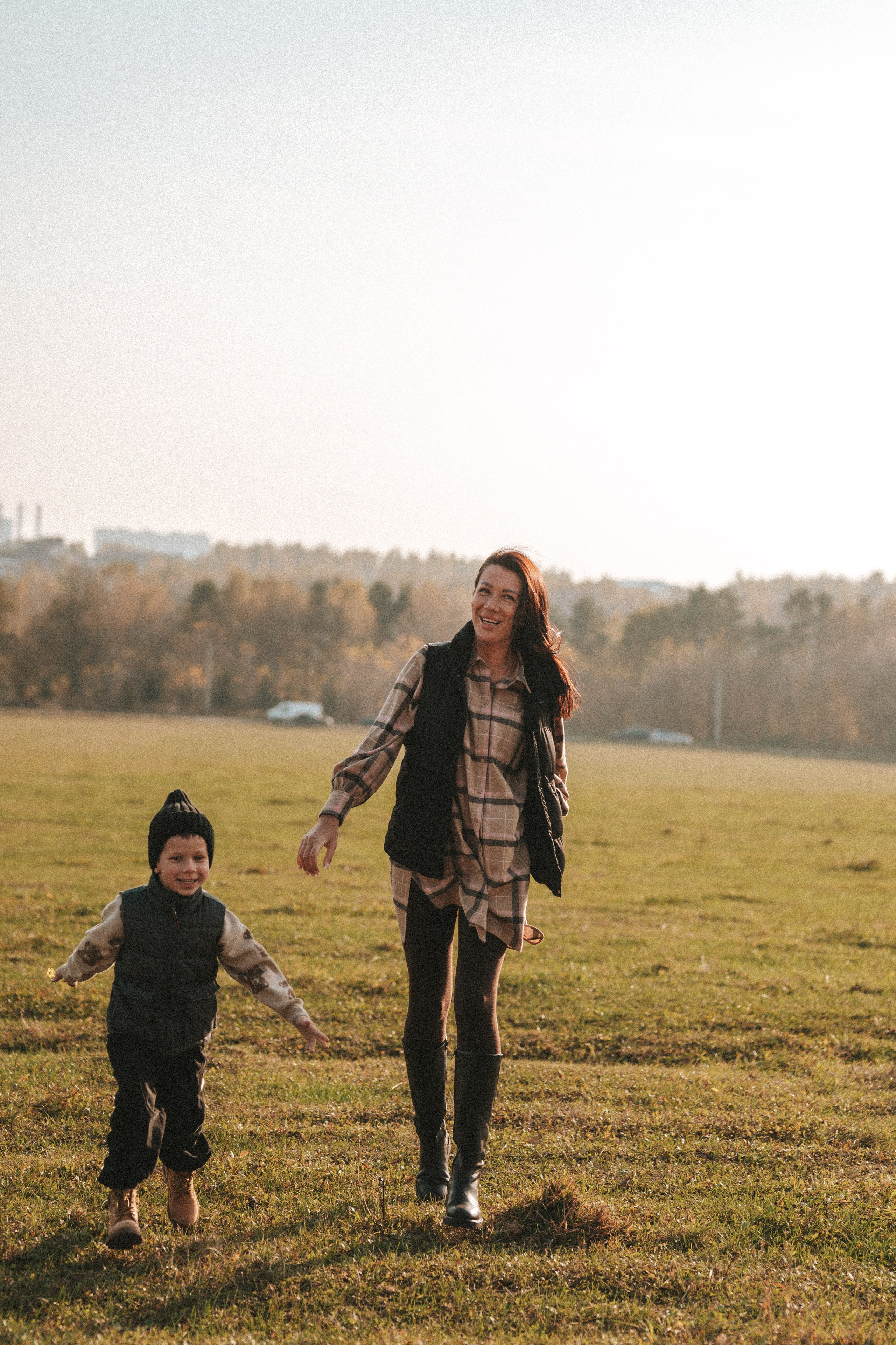 Ольга и сын Макар