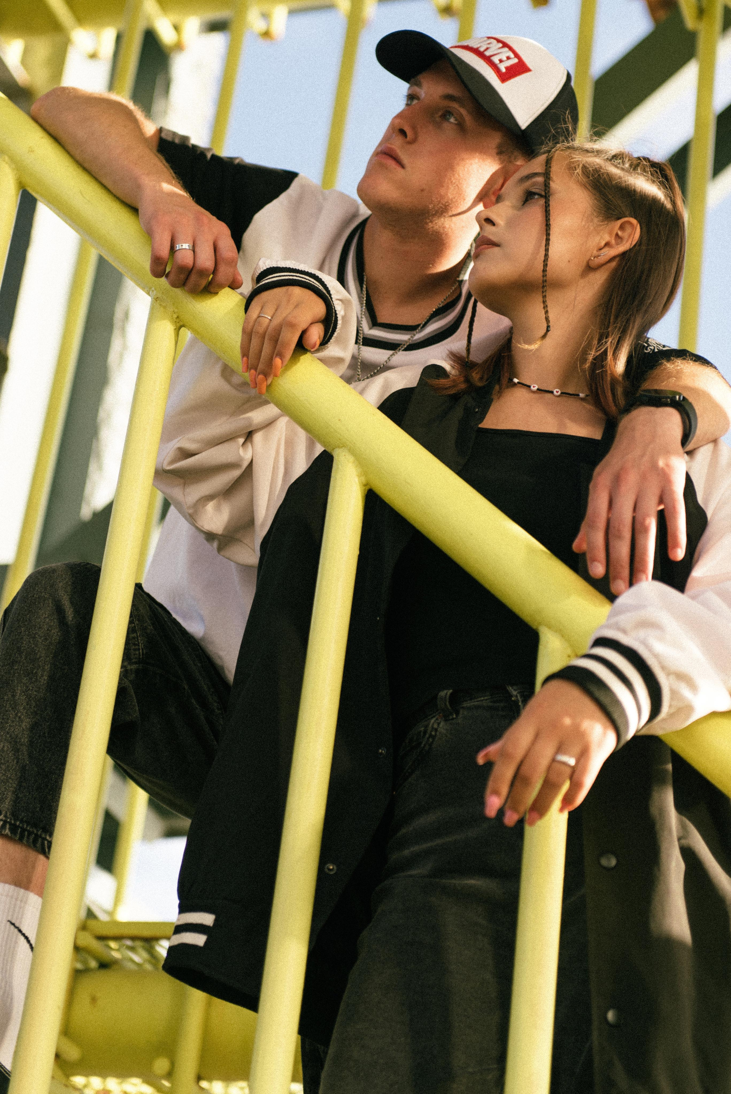 Парная фотосессия влюбленных в американском стиле в Севкабеле. Свадебный и семейный фотограф в Санкт-Петербурге Татьяна Пастухова