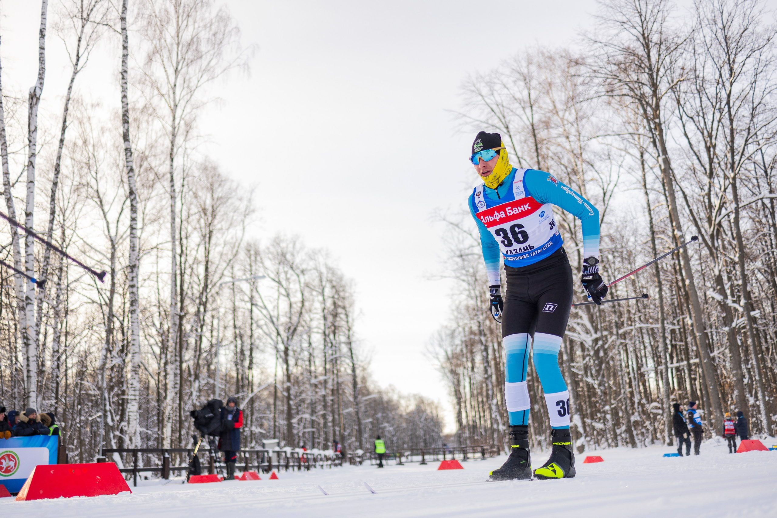 Кубок России по лыжным гонкам. Мужчины скиатлон. Спортивный репортажный фотограф Казань Нафис Сиразетдинов