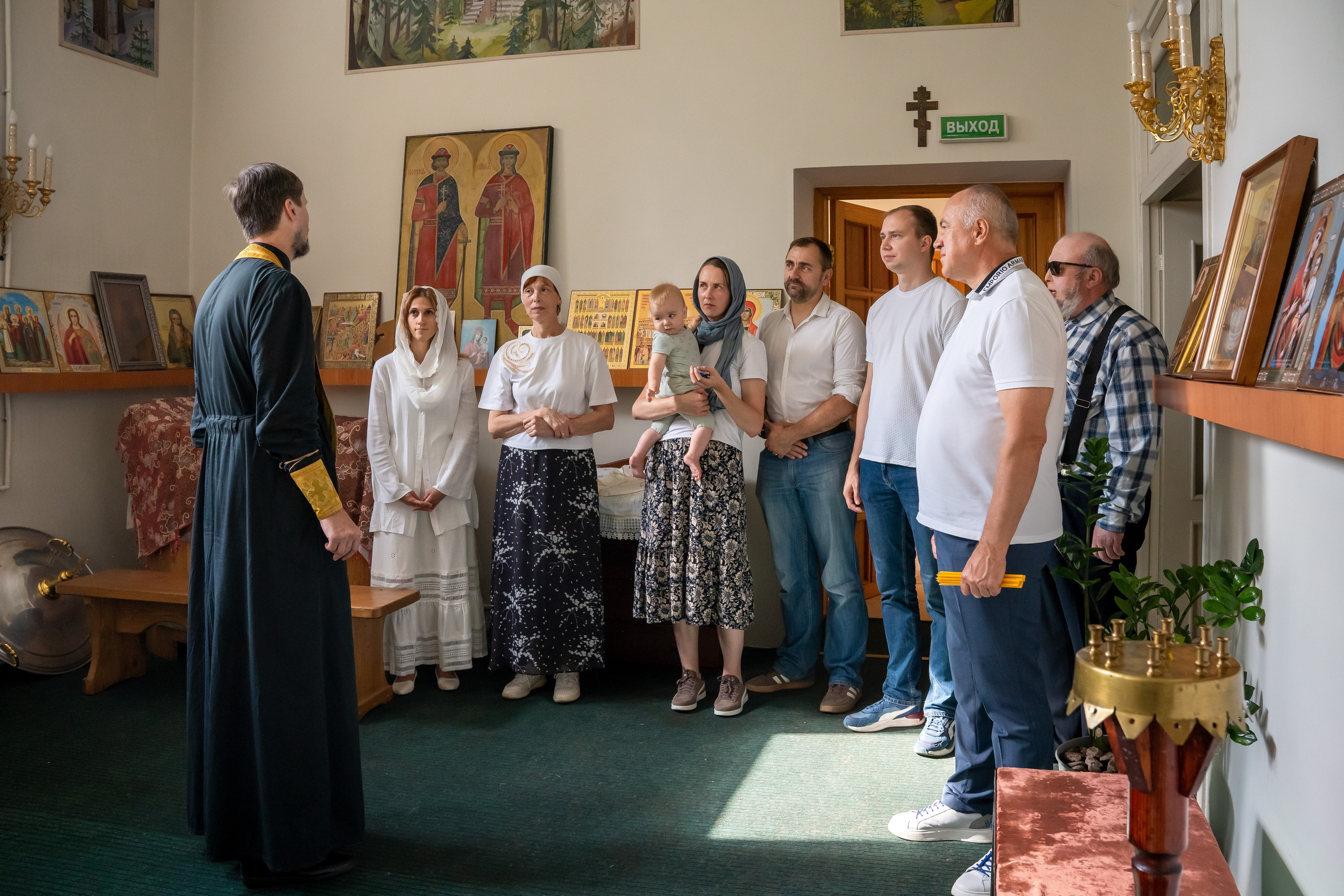 Крещение Савелия. Студийный и портретный фотограф в САНКТ-ПЕТЕРБУРГЕИрина Махаон