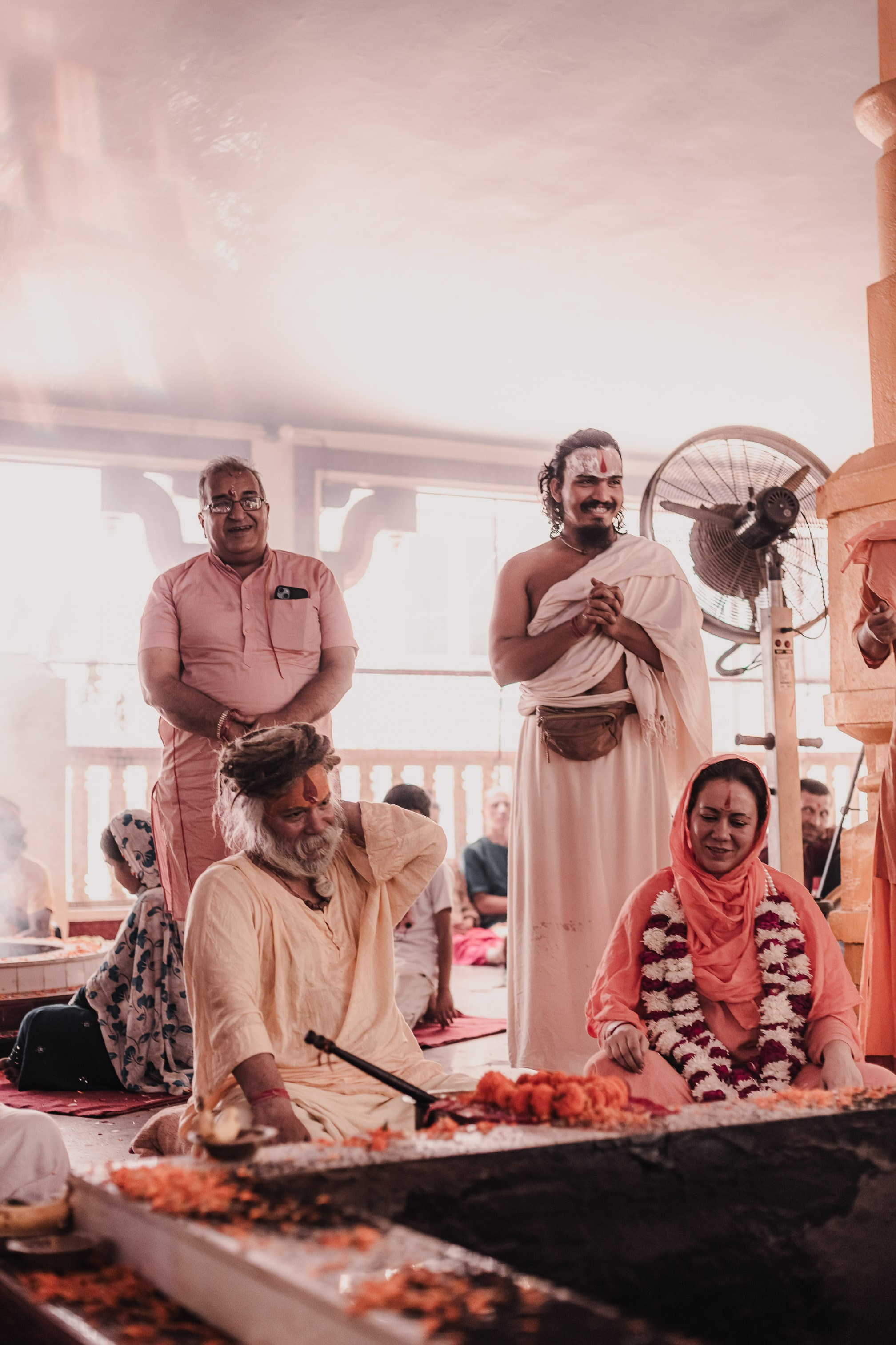 Navaratri yajna at Devraha Baba Ji ashram. Мариам Багдасарян