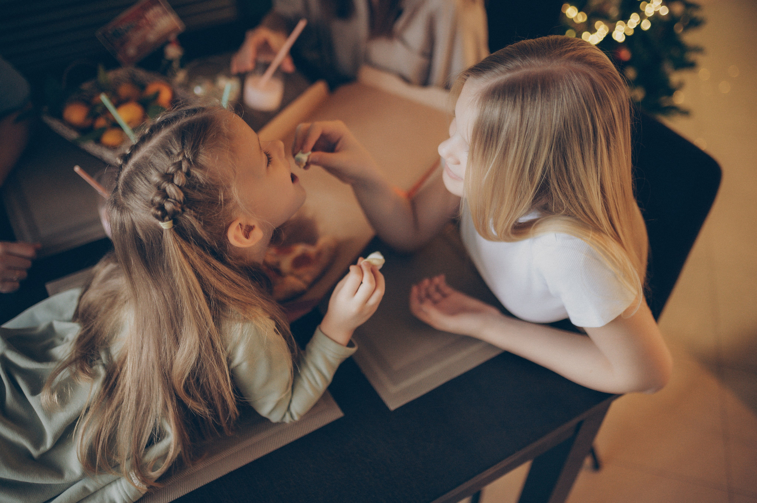 Тася, Соня, Женя и Илья (новогодняя домашняя). Фотограф, г. Лесной Свердловской области