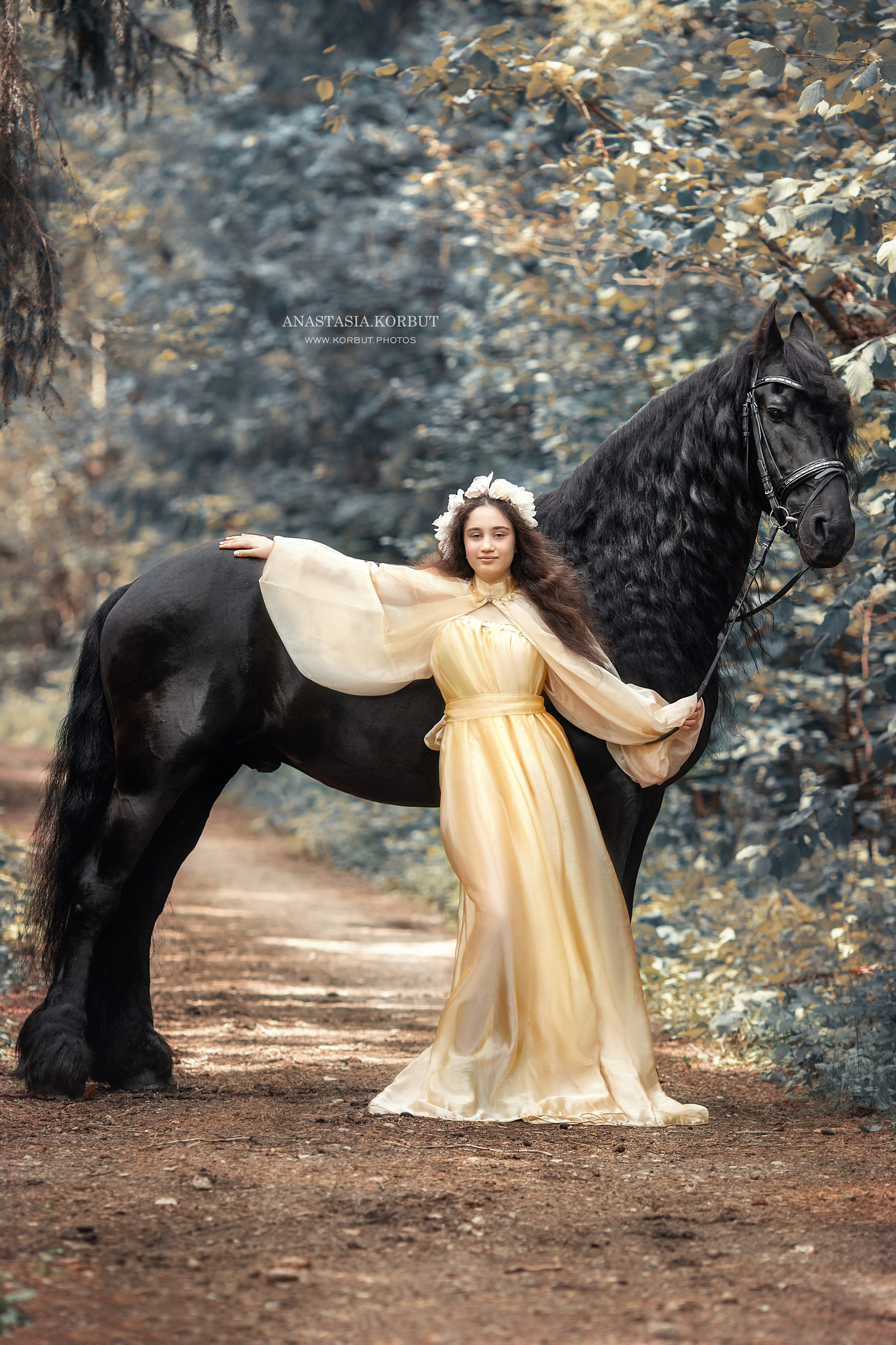 Фотосессия с лошадью. Арт фотограф в Минске Анастасия Корбут