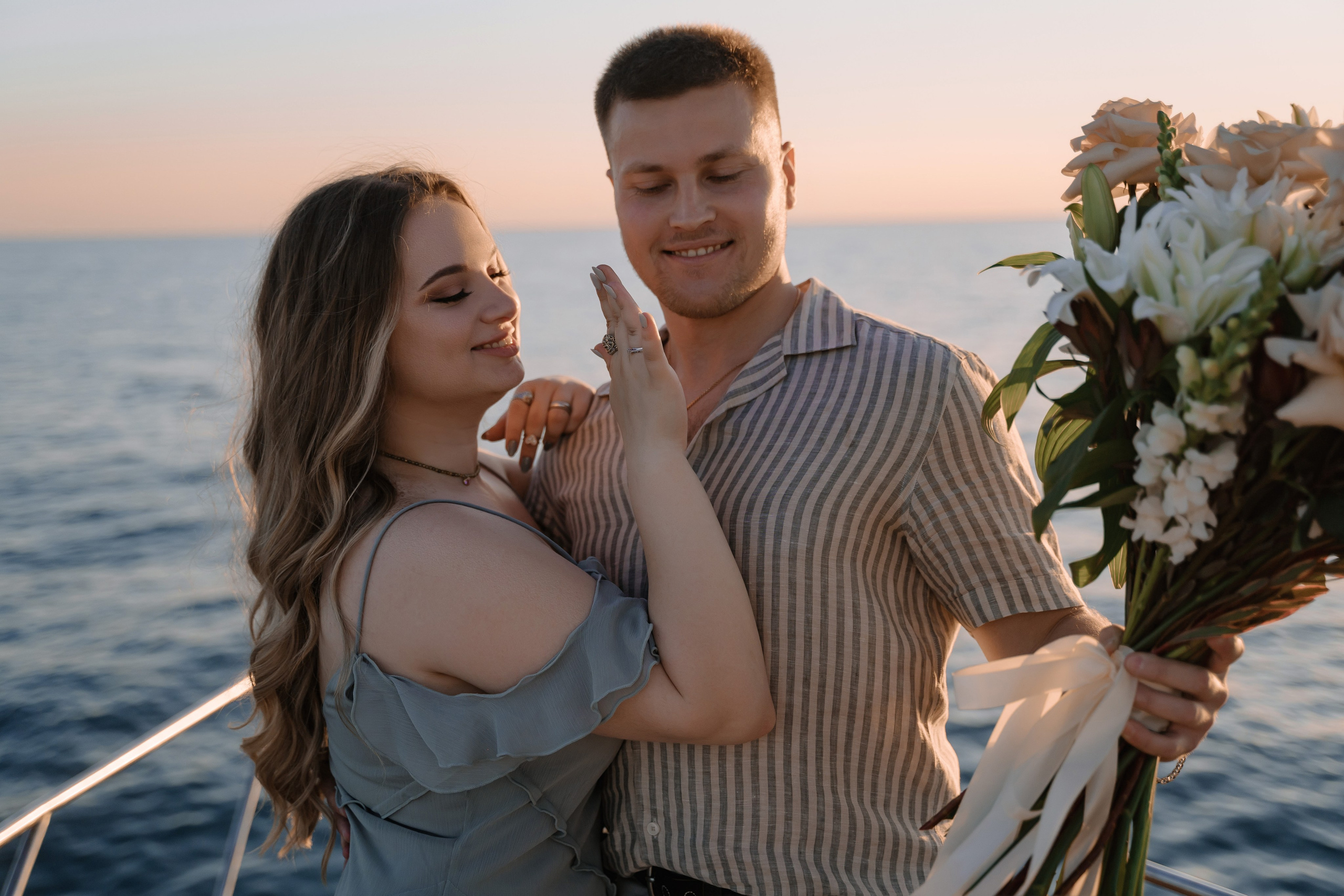 Лав стори на яхте. Карпенко Марина свадебный и семейный фотограф Анапа, Краснодар, Геленджик, Сочи, Темрюк