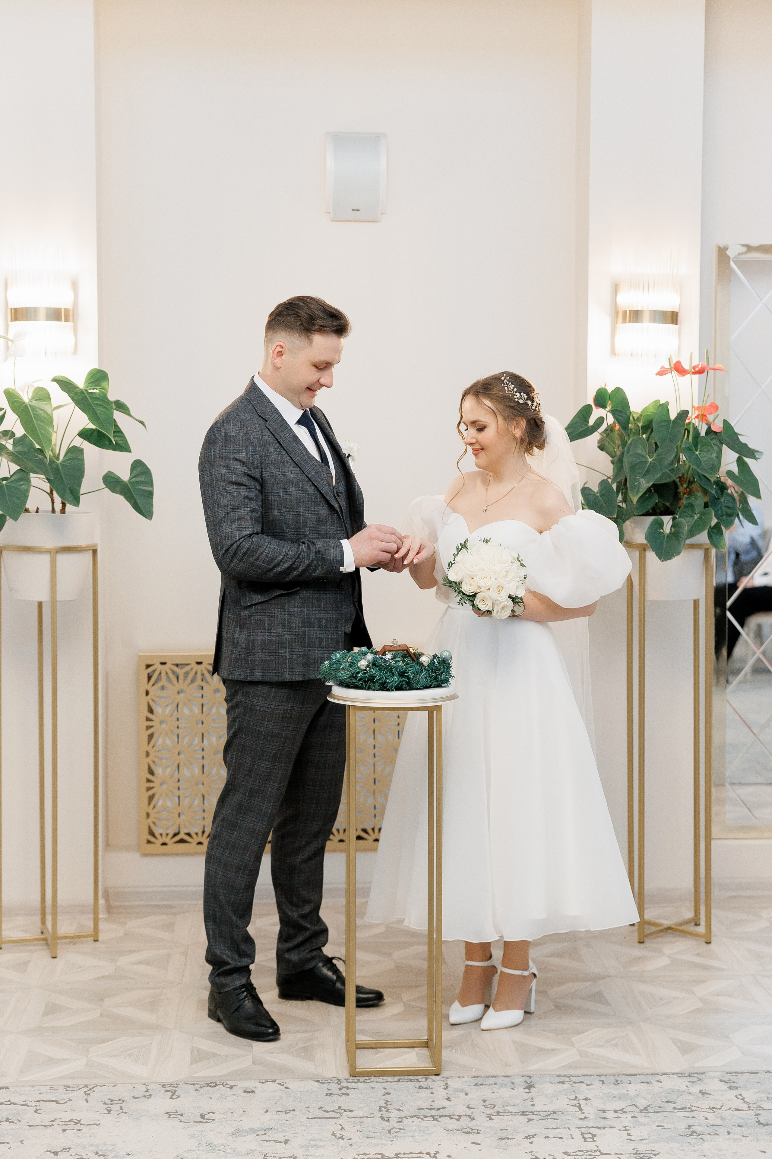 Анонс свадебных фотографий Михаила и Марины. Свадебный фотограф Домодедово Москва Катерина Алехина