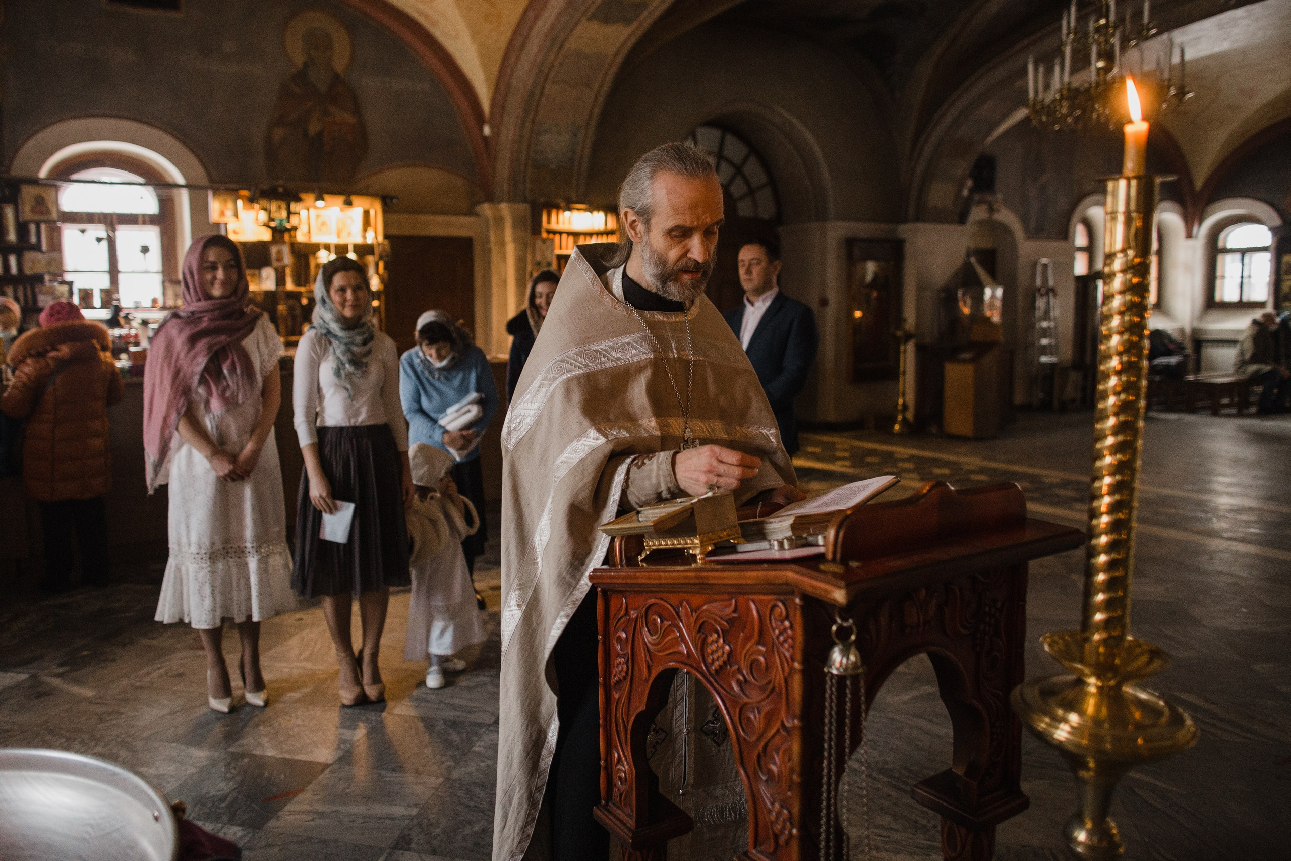 Крещение. Репортажный и свадебный фотограф в Москве Лена Таращенко