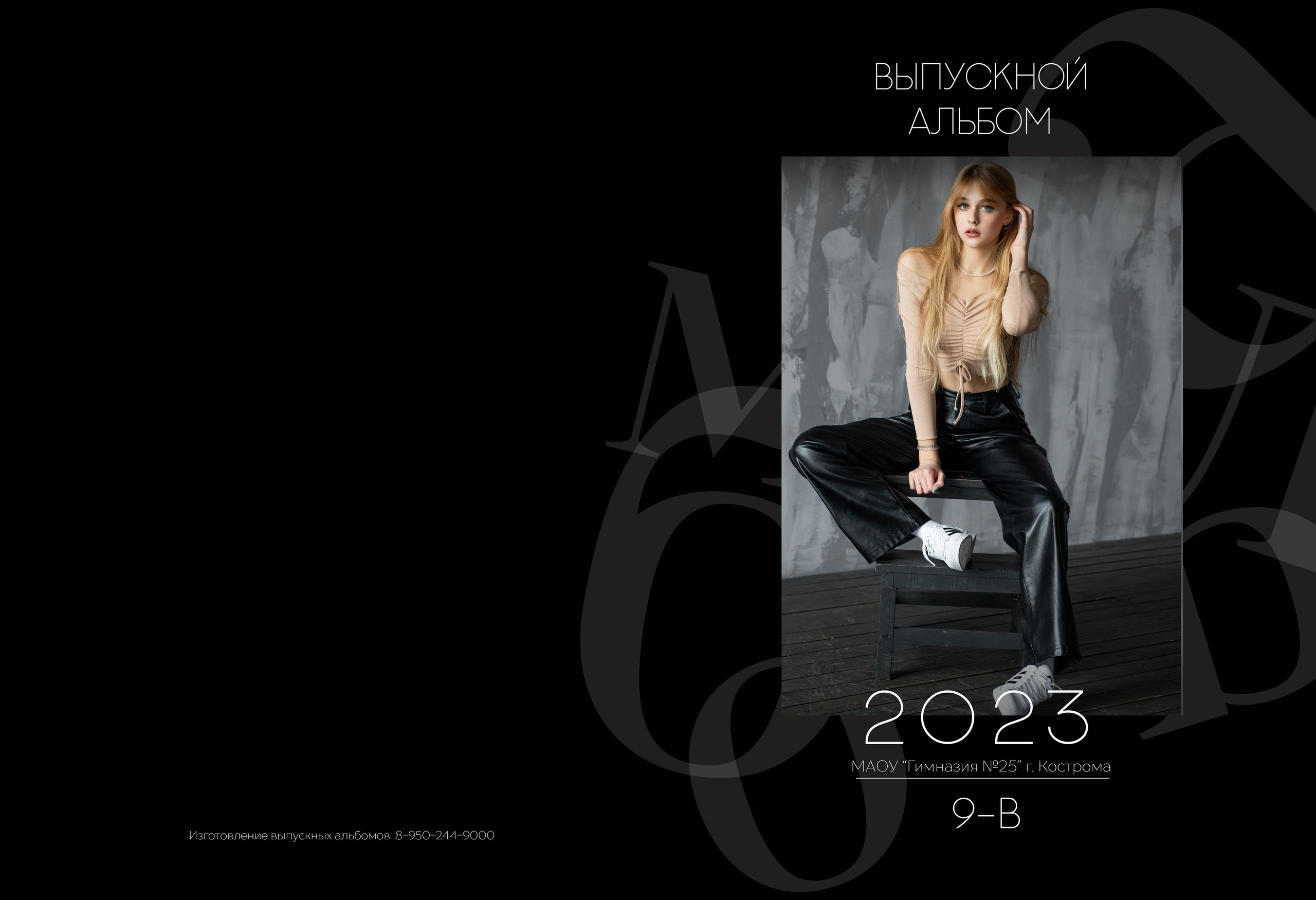 Персональные альбомы 9 класс. Выпускные альбомы, индивидуальные фотосессии в Костроме