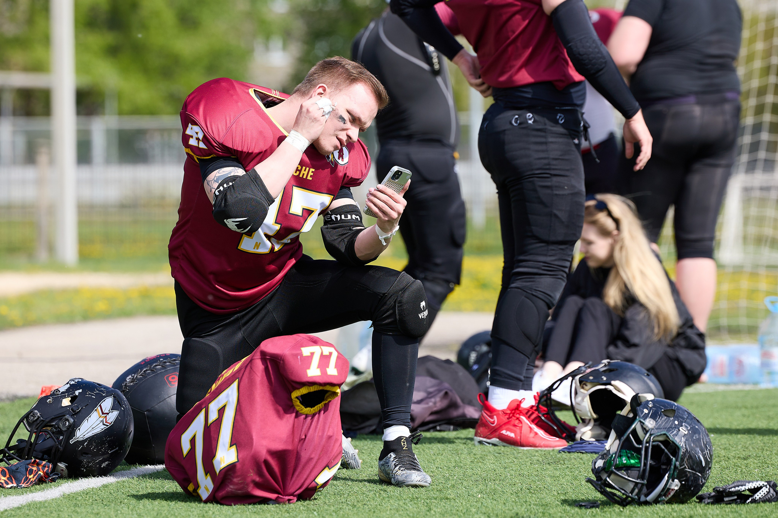 Американский футбол. Апачи — Бульдоги. Светлана Родионова — фотограф спортивный и не только