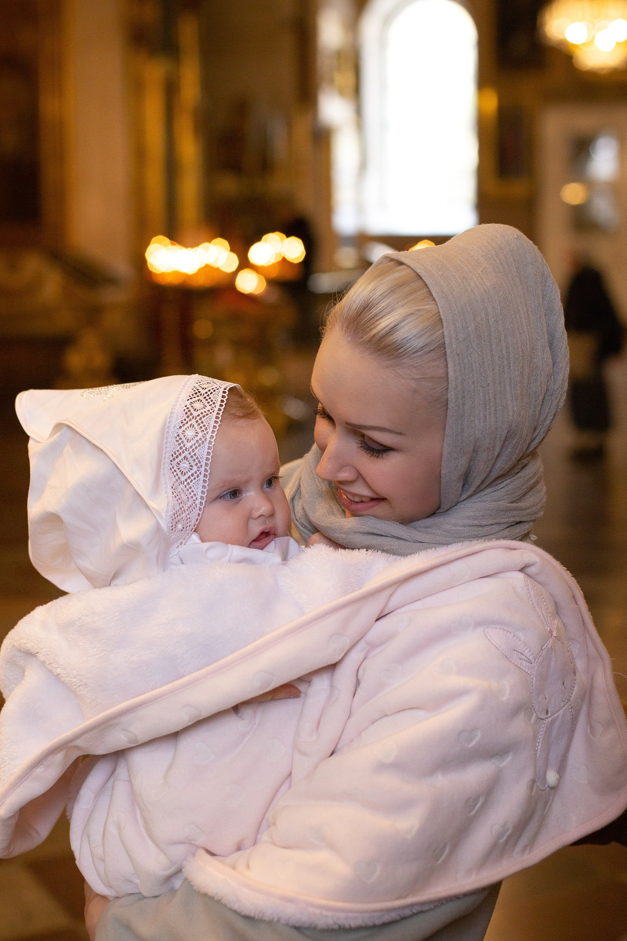 Крещение Ксении в Спасо-Преображенском соборе. Фотограф Анастасия Малеева