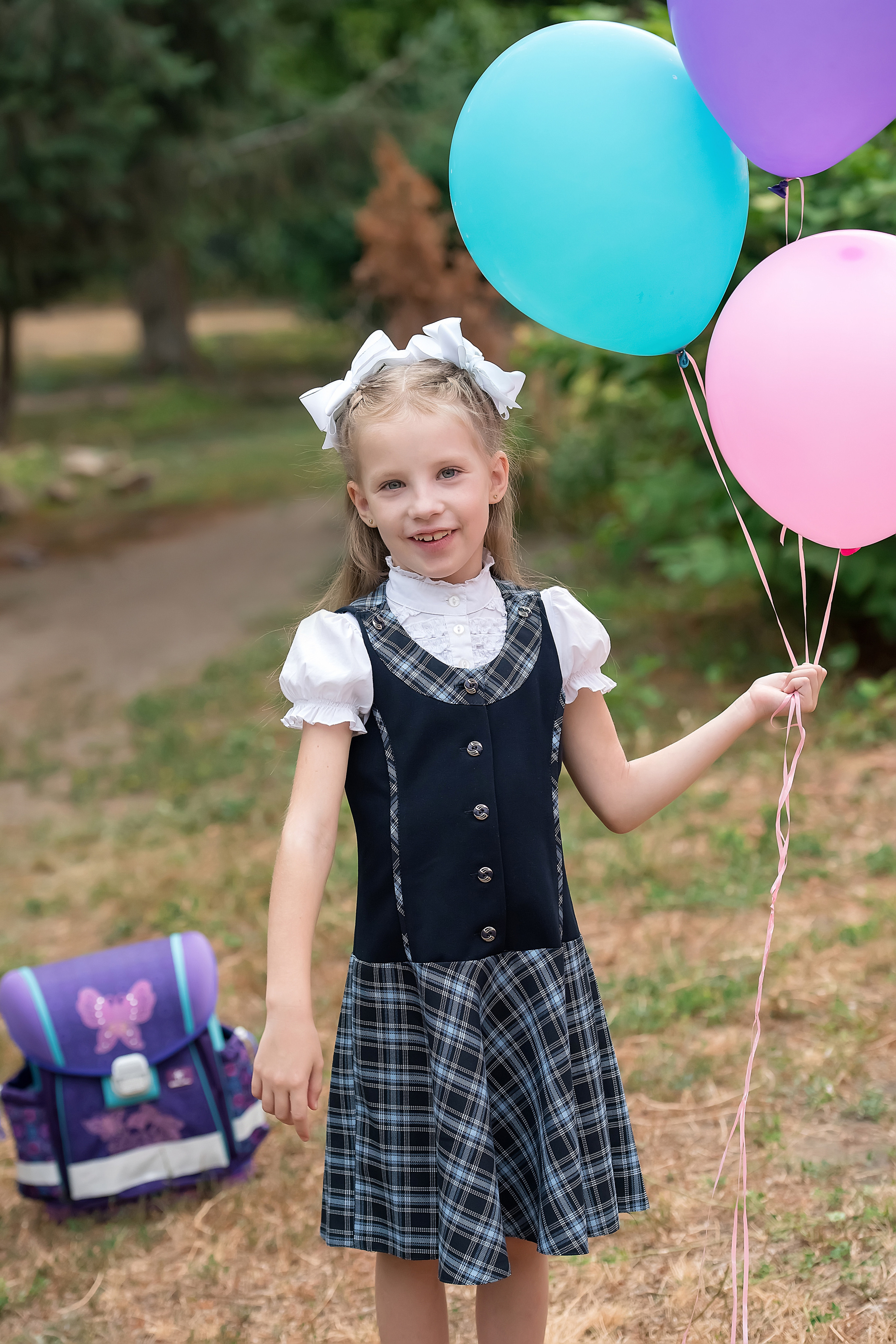 Наша первоклассница!