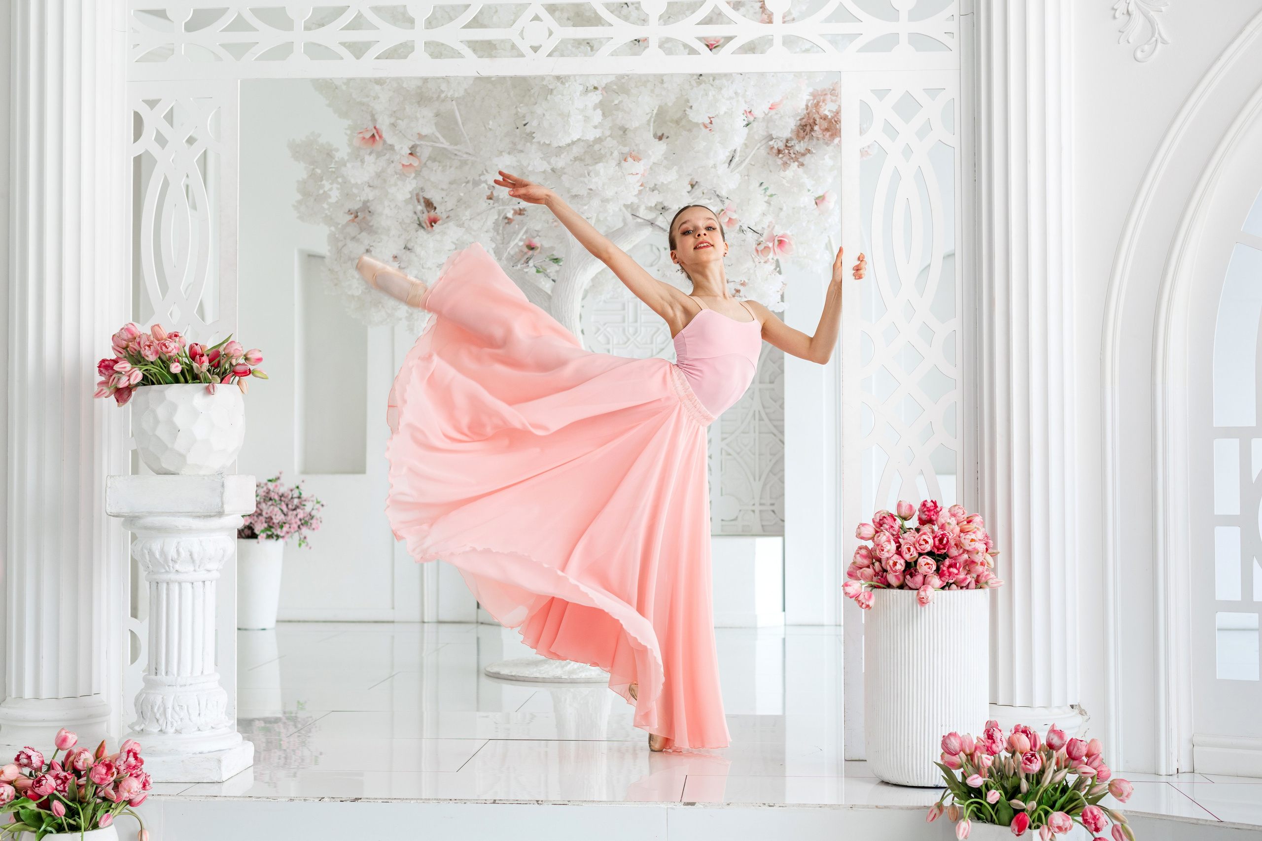Розовая воздушная юбка напрокат для фотосессии. Балетный фотограф Алина Ханько — Душа Балета