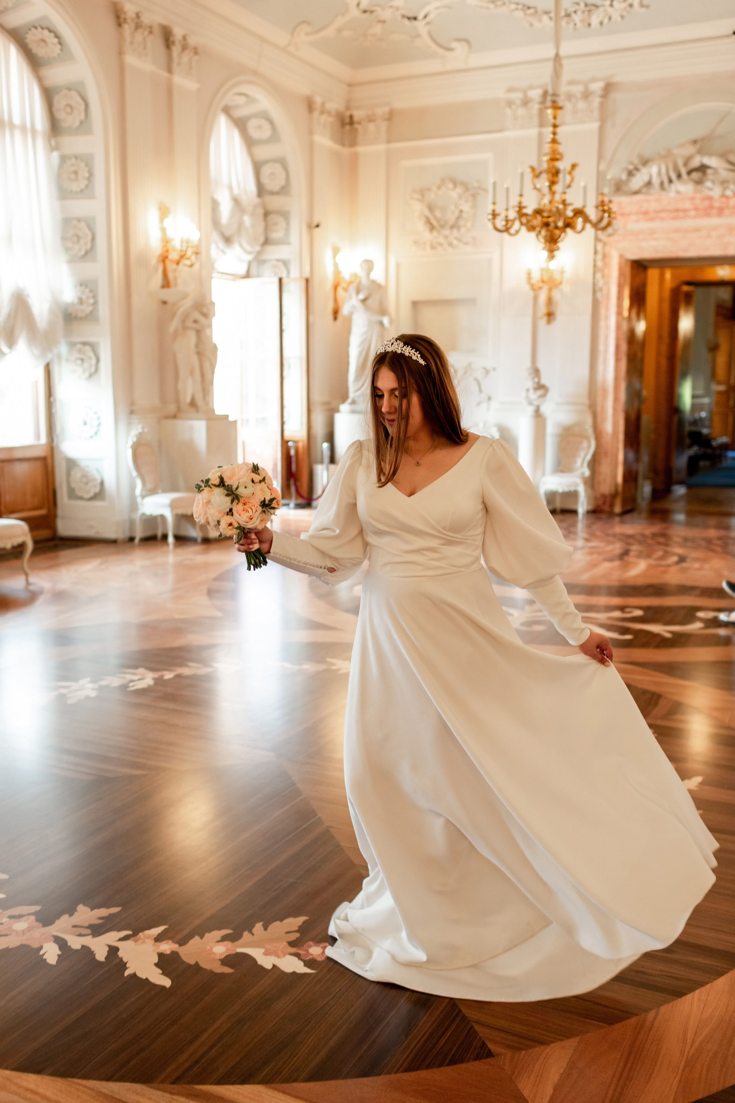 Свадебная фотосессия в Пушкине. Свадебный фотограф Кирилл Белый