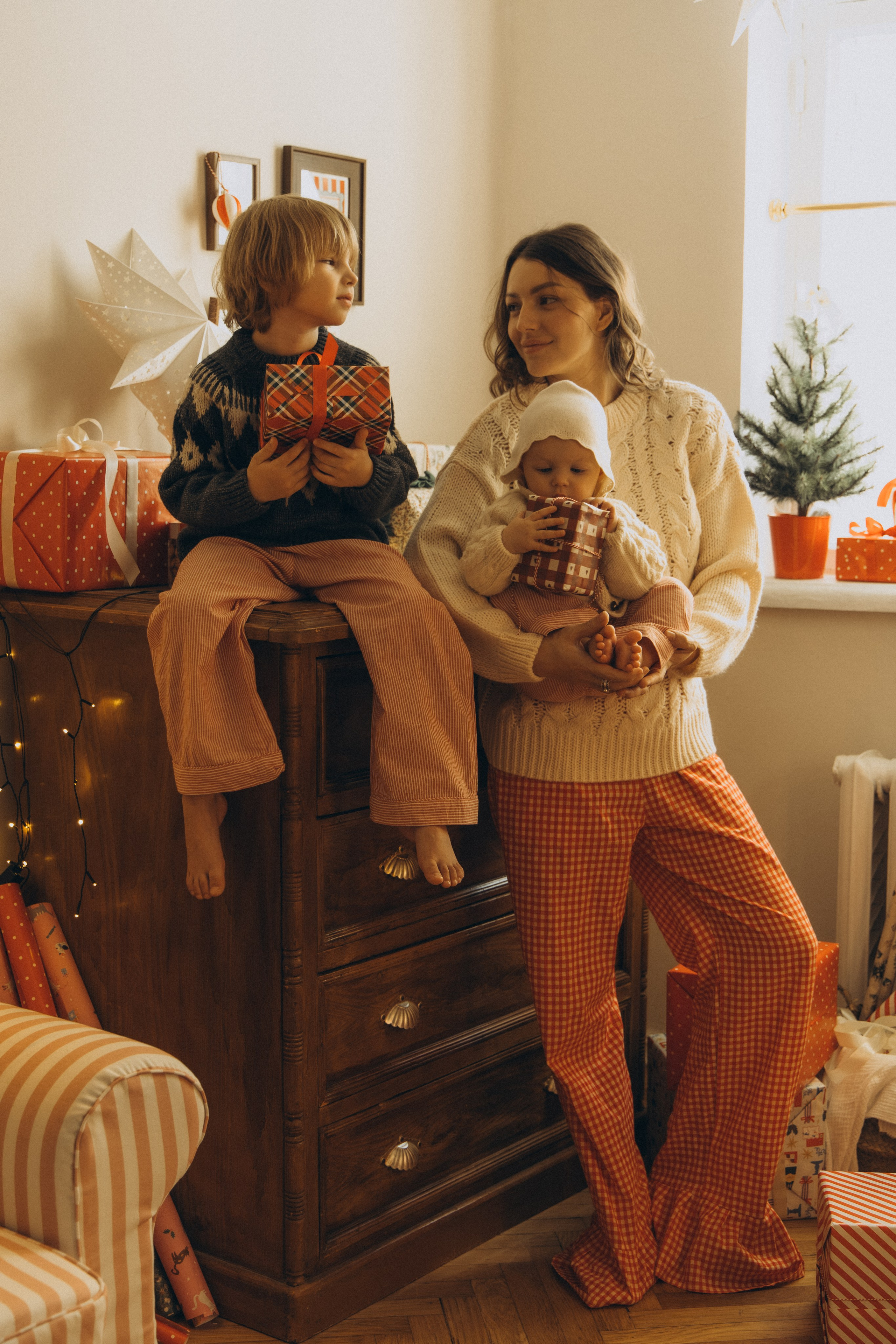 Теплая новогодняя история. Семейный фотограф в Москве Лоншакова Кристина