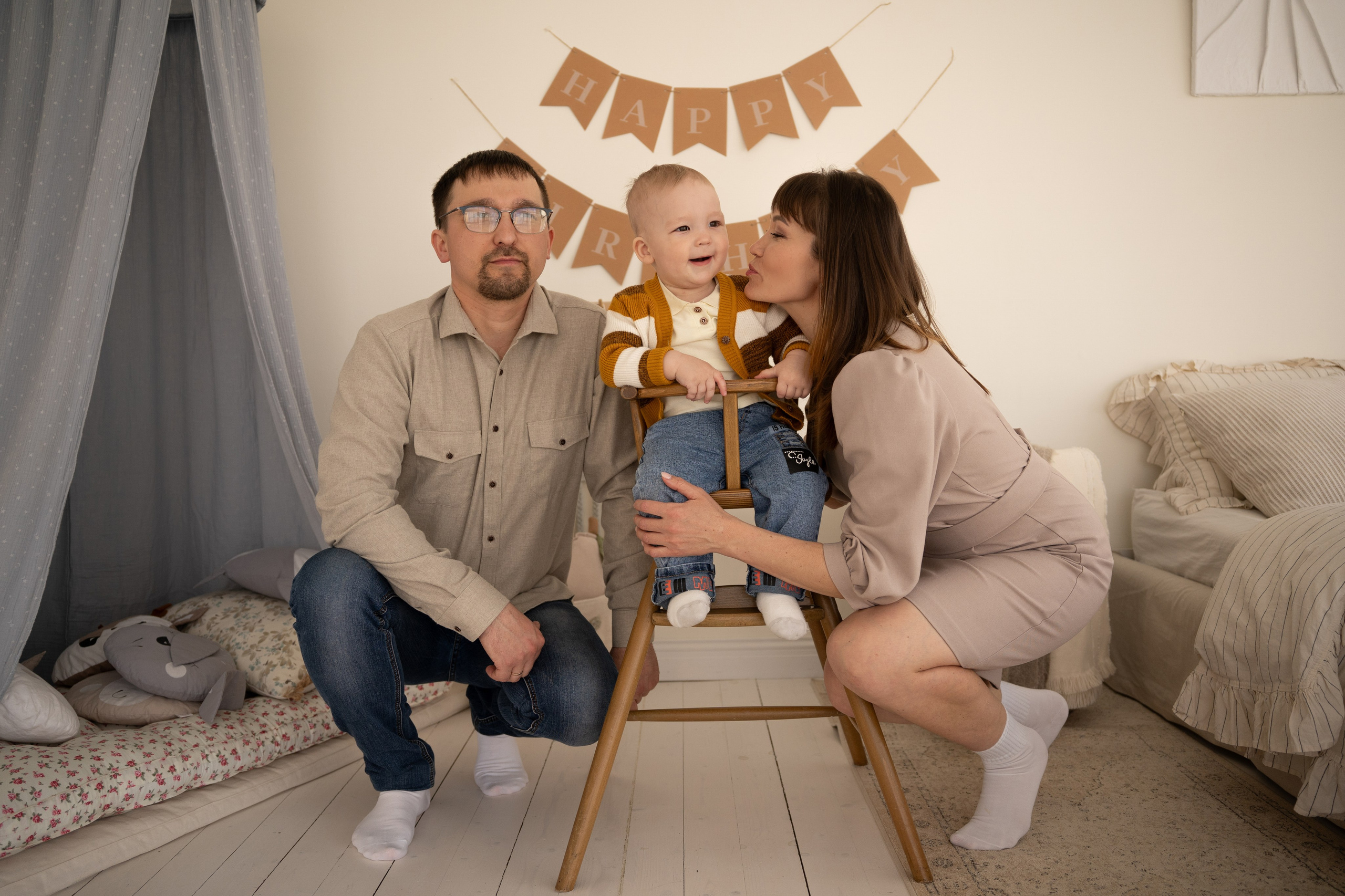 Семейная съемка в студии