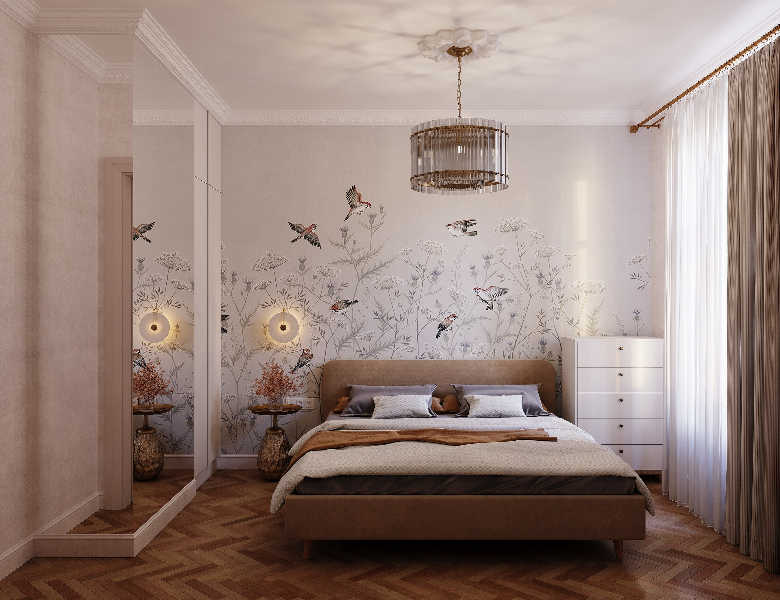 ДП Маяковский. 3D визуализация интерьера