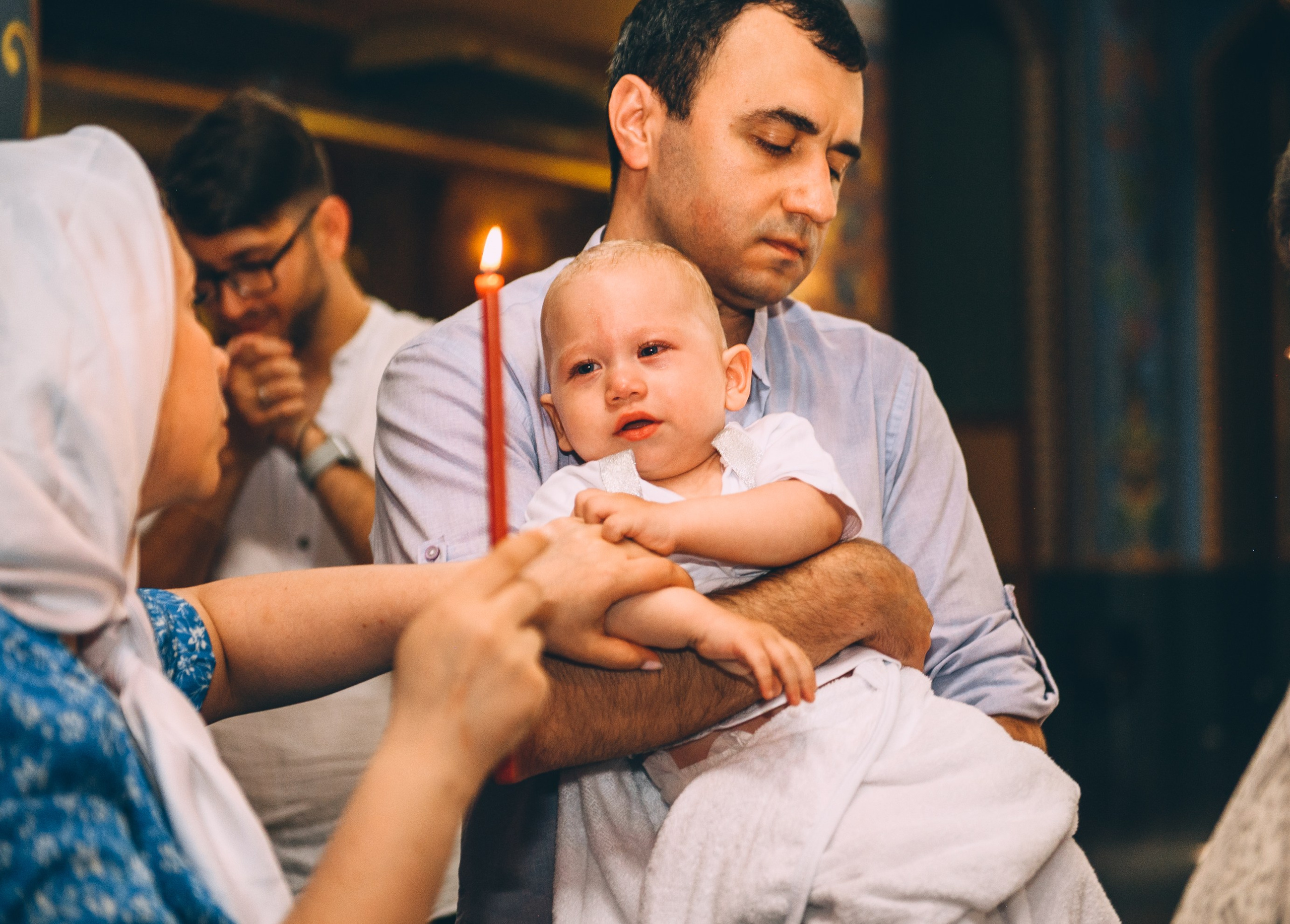 Крещение в храме Нерукотворного Образа Христа Спасителя. Свадебный и семейный фотограф София Невская