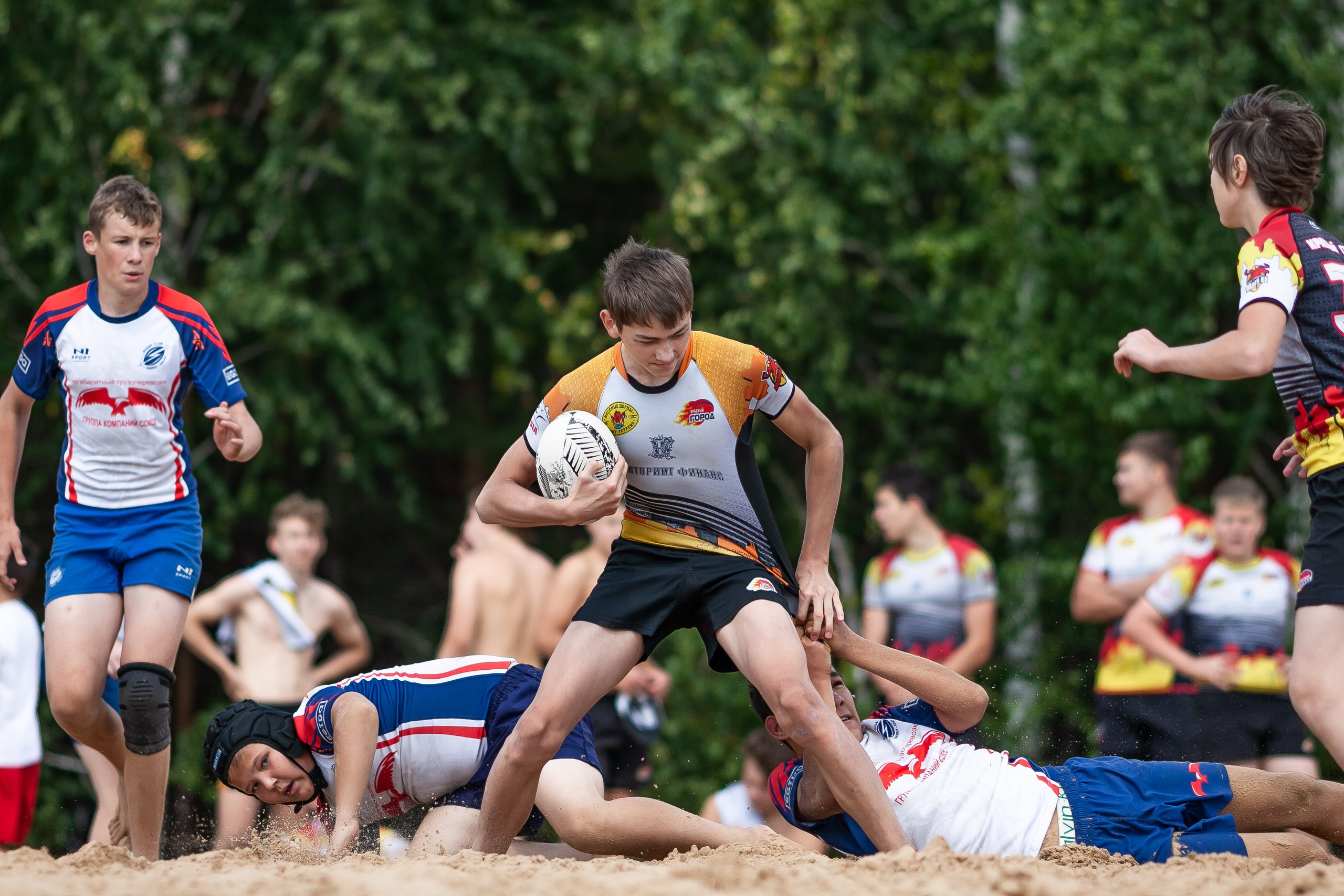 «Кубок «Молота» по пляжному Регби. Фотография