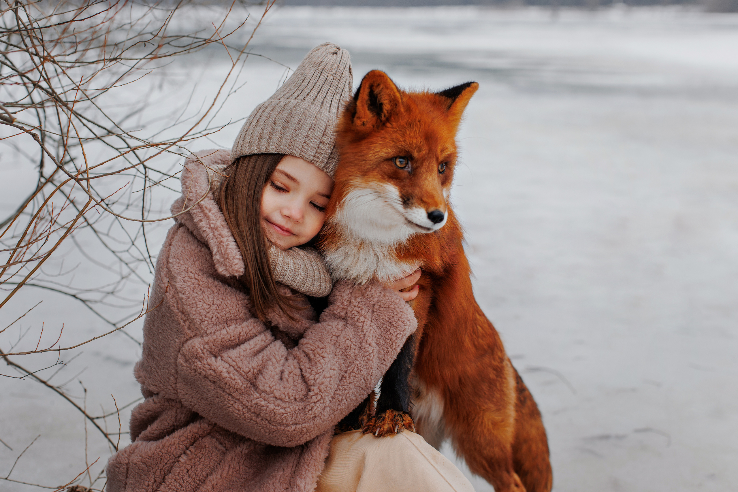 Фотосессия с лисой. Семейный и детский фотограф в Калуге, Москве Наталья Фаустова