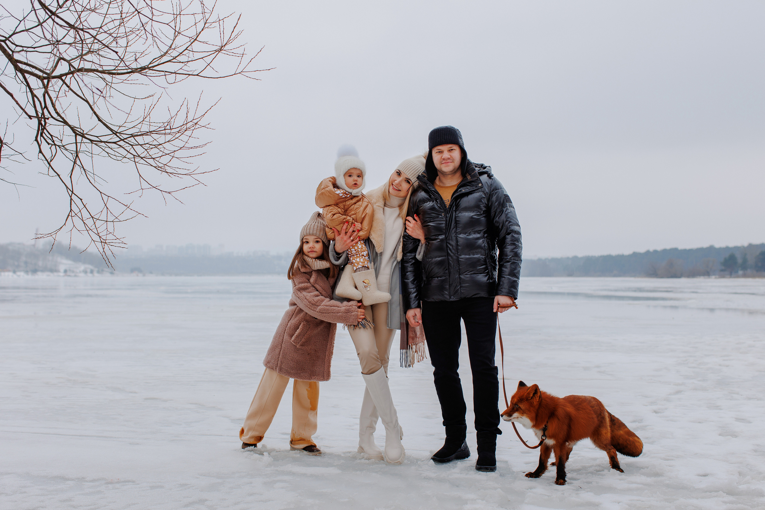 Фотосессия с лисой. Семейный и детский фотограф в Калуге, Москве Наталья Фаустова