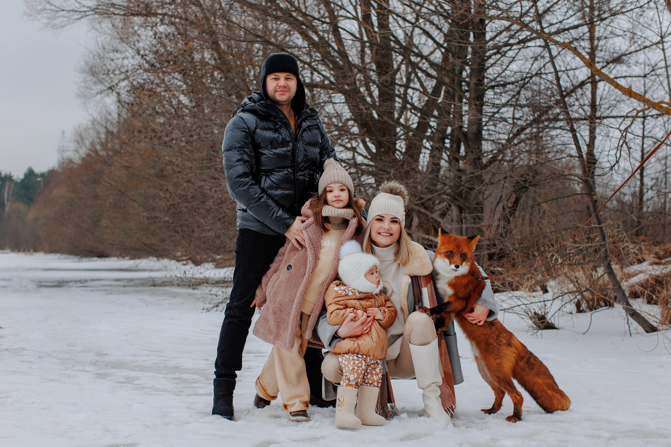 Фотосессия с лисой. Семейный и детский фотограф в Калуге, Москве Наталья Фаустова