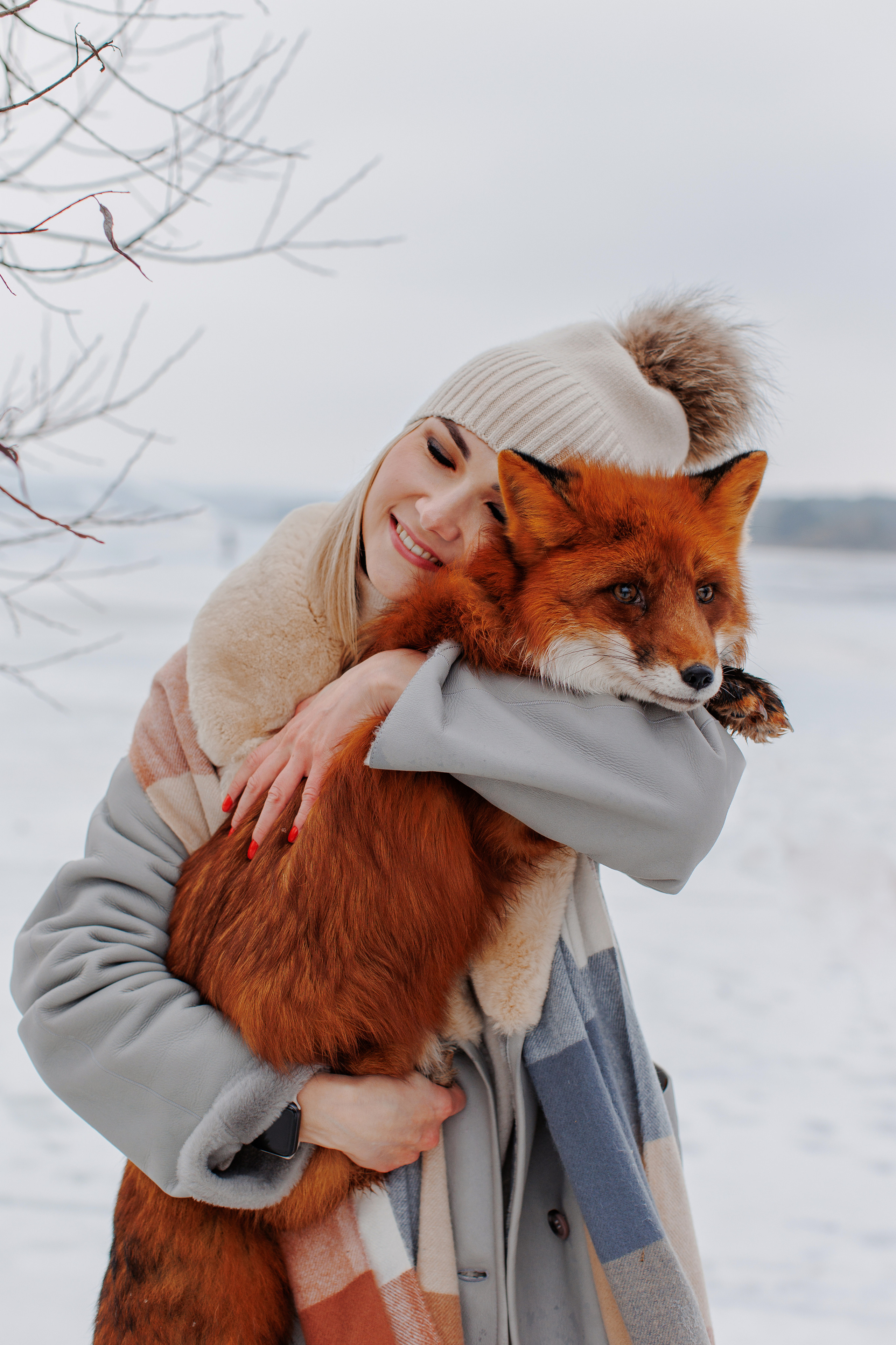 Фотосессия с лисой. Семейный и детский фотограф в Калуге, Москве Наталья Фаустова