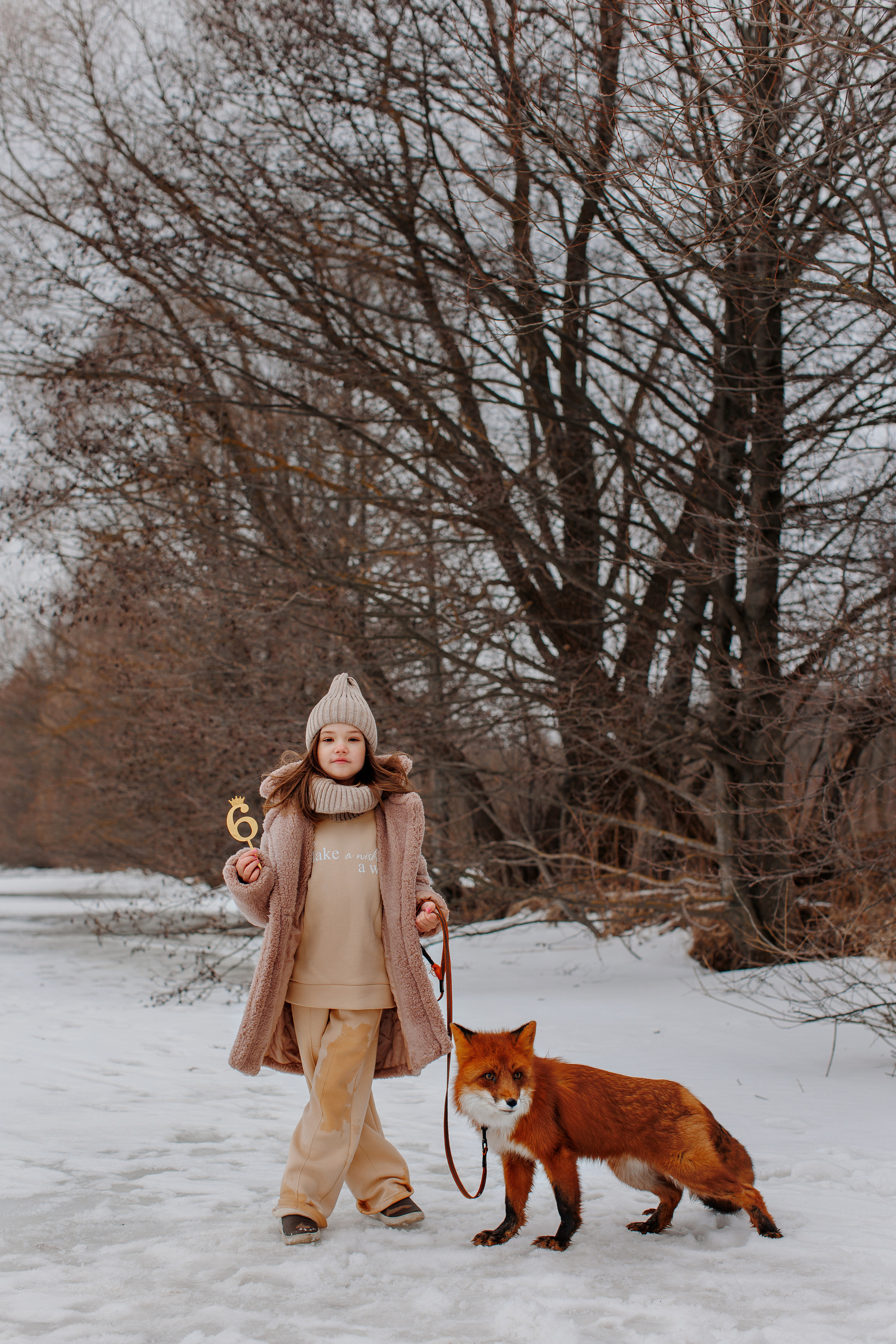 Фотосессия с лисой. Семейный и детский фотограф в Калуге, Москве Наталья Фаустова