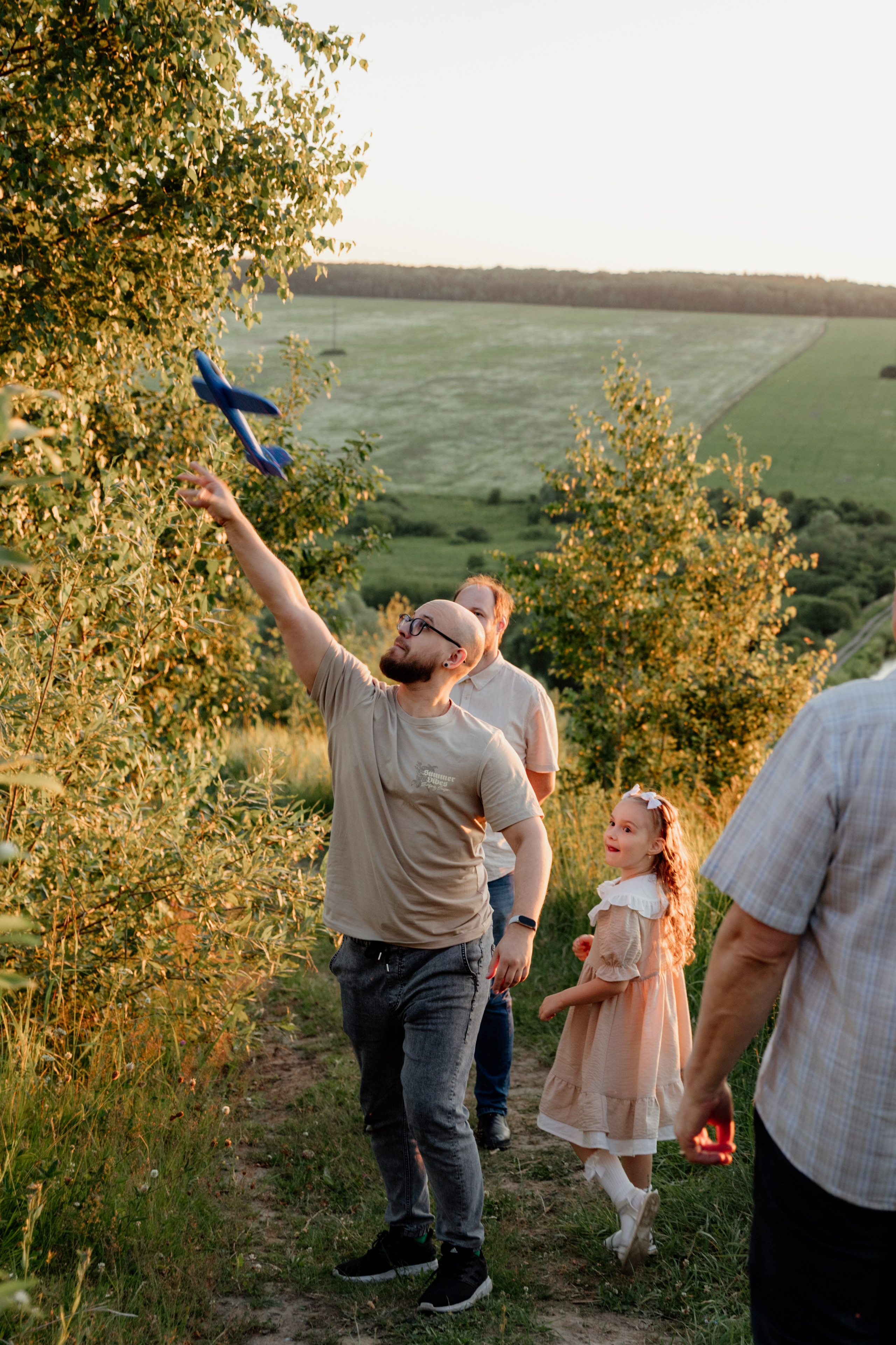 Летний вечер с семьей. Семейный фотограф документалист в Пензе Лопатинская Татья