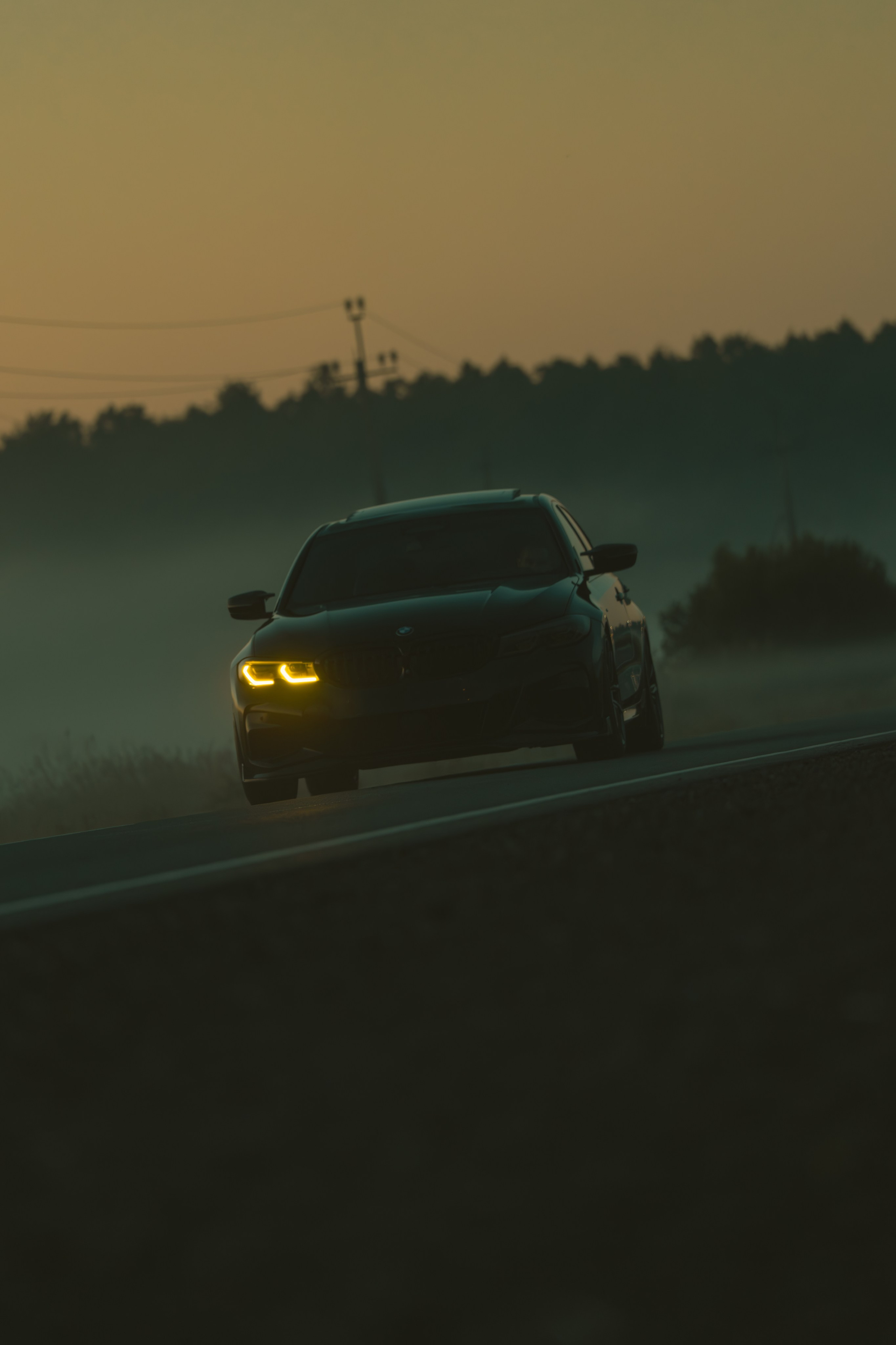 BMW 3 Series Night ed. Автомобильный фотограф в Санкт-Петербурге