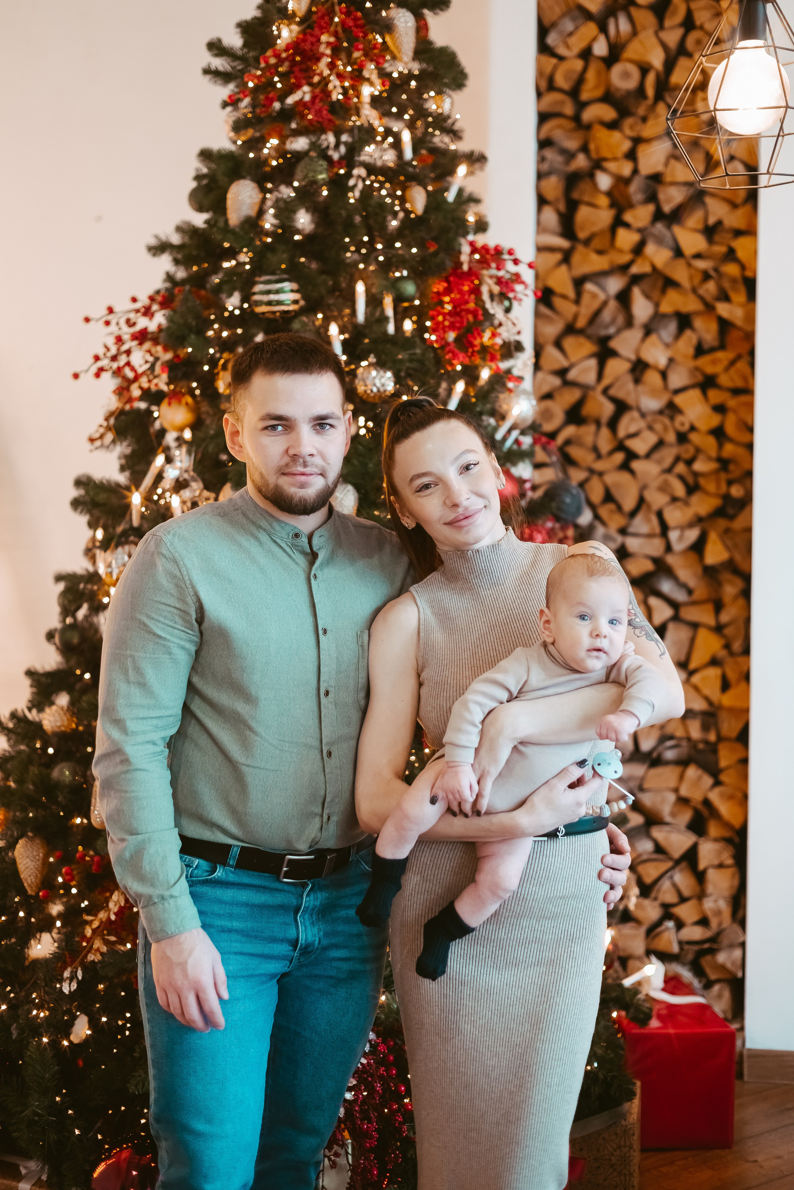 Новогодняя семейная фотосессия Кемерово