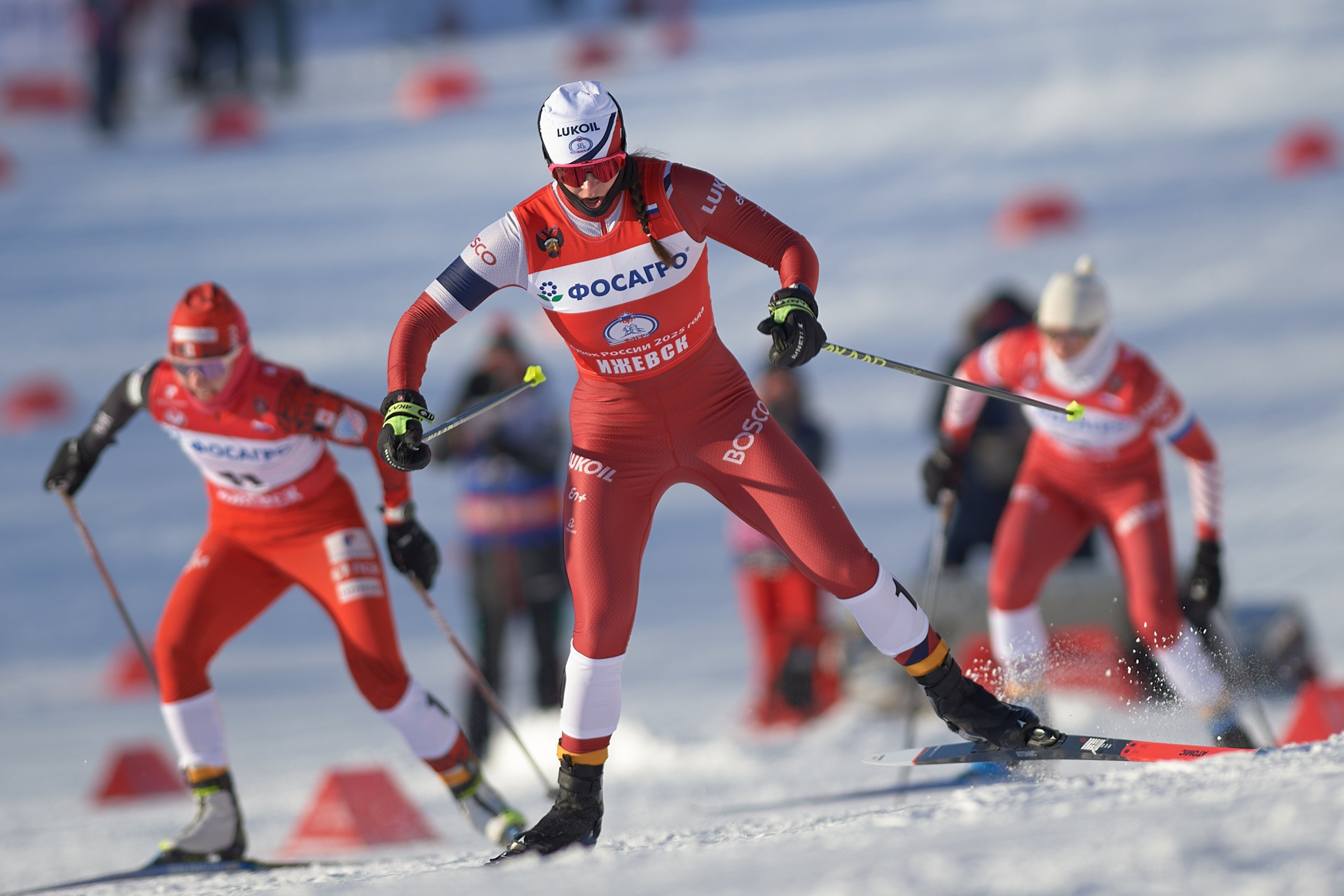VI этап ФосАгро Кубка России по лыжным гонкам. Спринт. Ижевск 25.01.2025. Спортивный репортажный фотограф в Ижевске Сергей Мерзляков