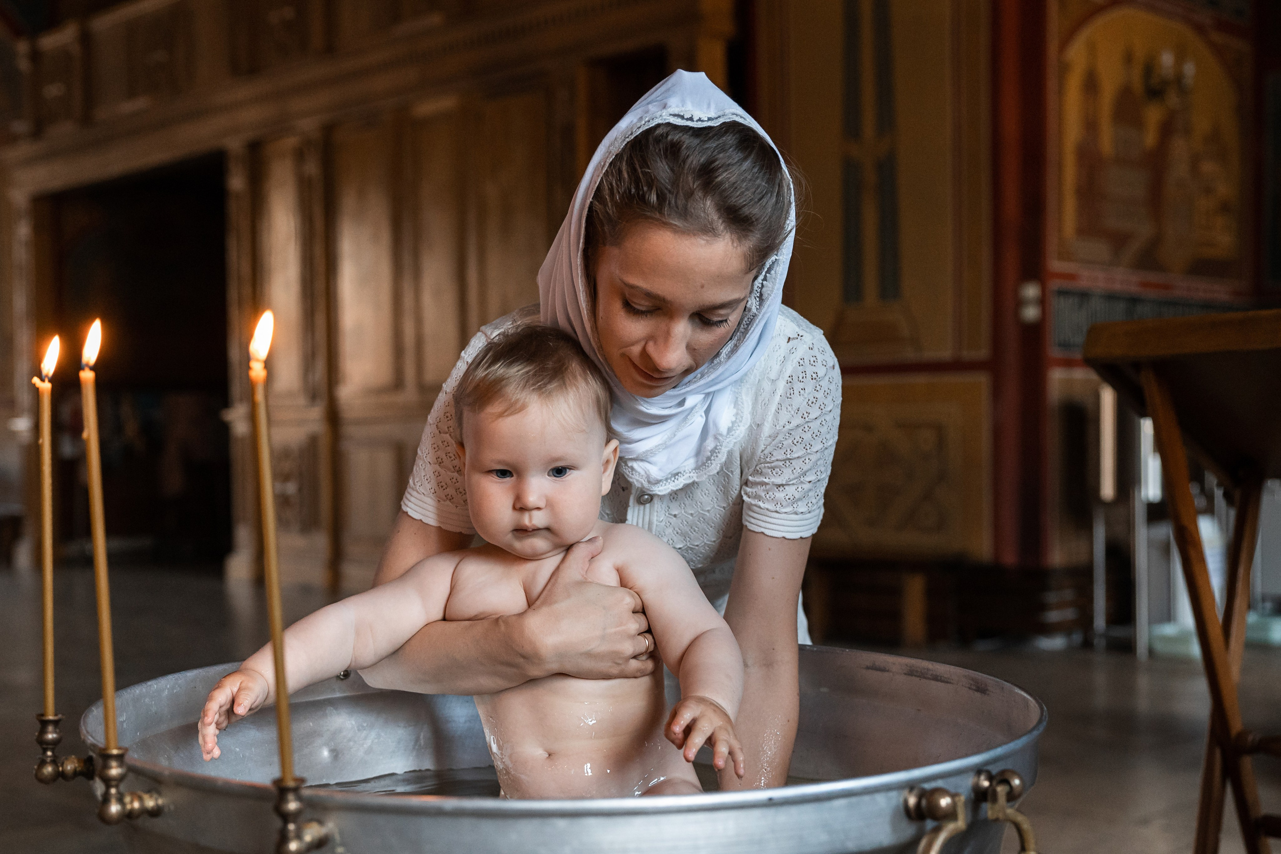 Крещение Мирона. Фотограф Крещение, Выписка москва